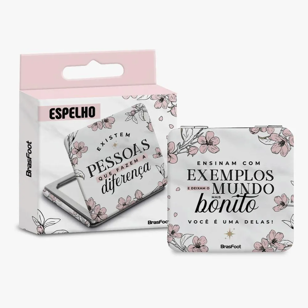 Espelho de Bolsa Individual Pessoas Que Fazem A Diferença 14423 - Brasfoot