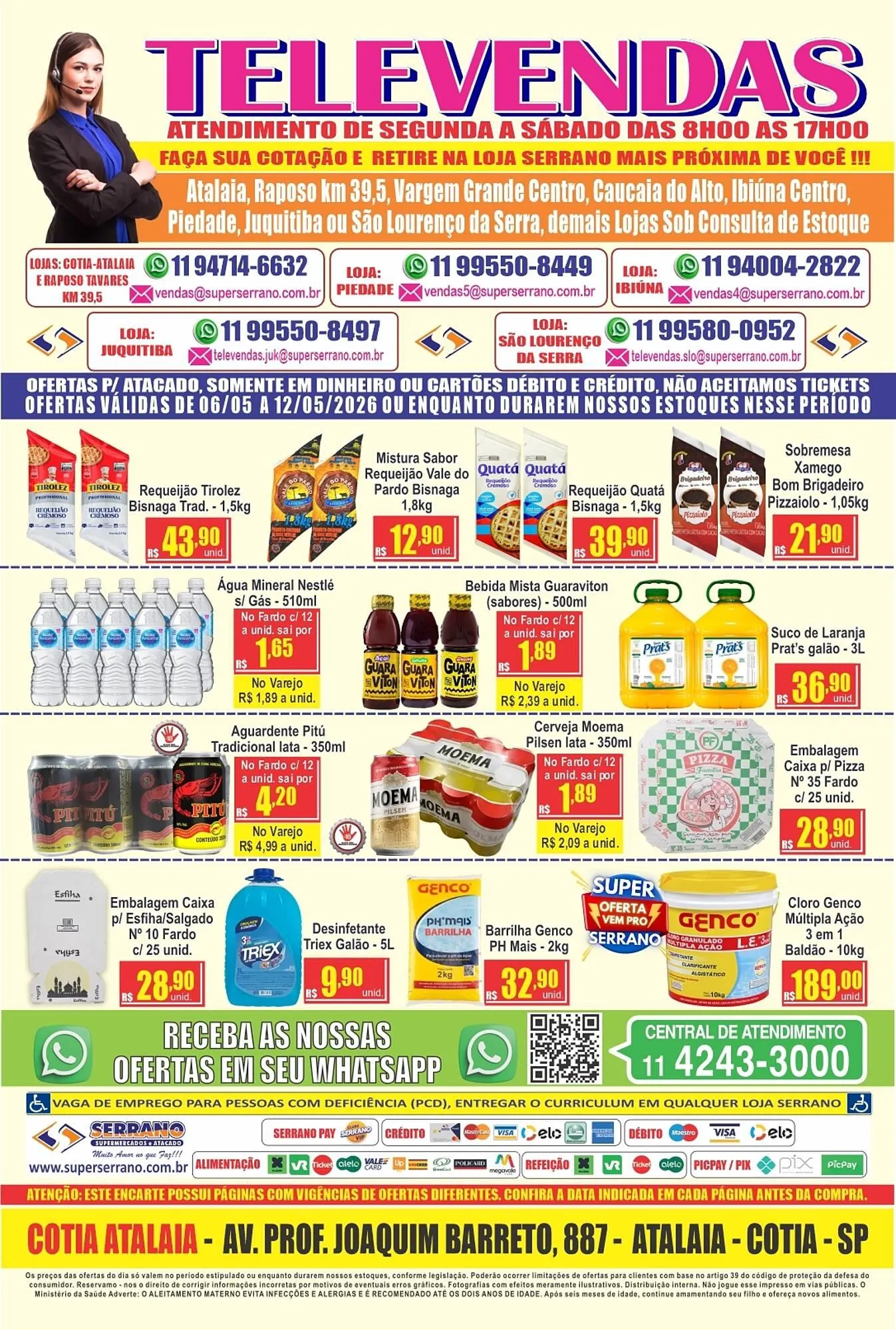 Encarte de Catálogo Serrano Supermercado 6 de maio até 12 de maio 2026 - Pagina 8