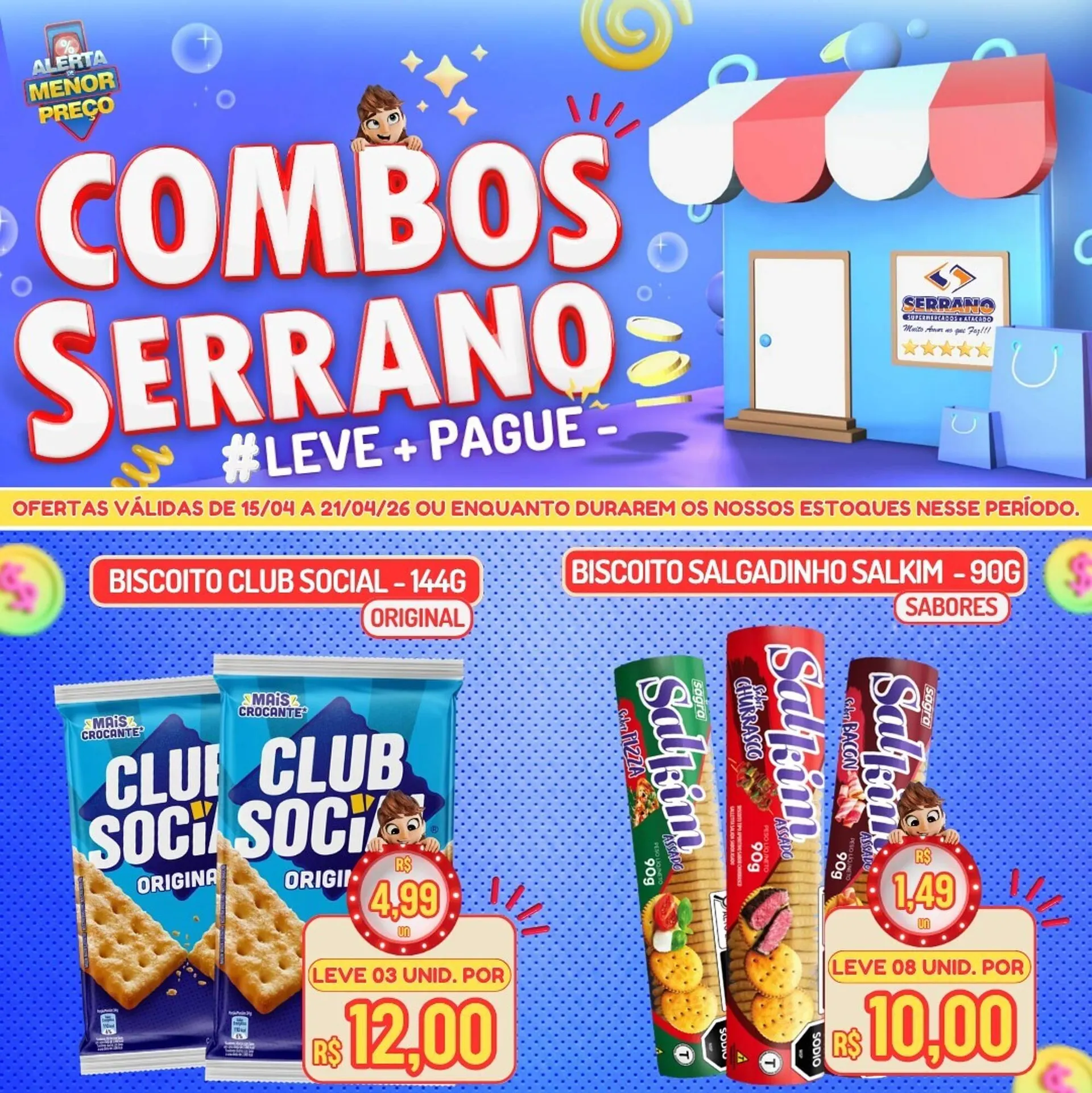 Encarte de Catálogo Serrano Supermercado 15 de abril até 21 de abril 2026 - Pagina 3