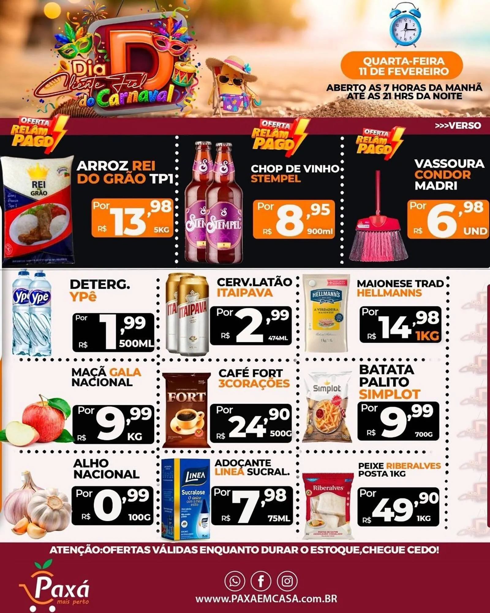Encarte de Catálogo Paxá Supermercados 11 de fevereiro até 11 de fevereiro 2026 - Pagina 2