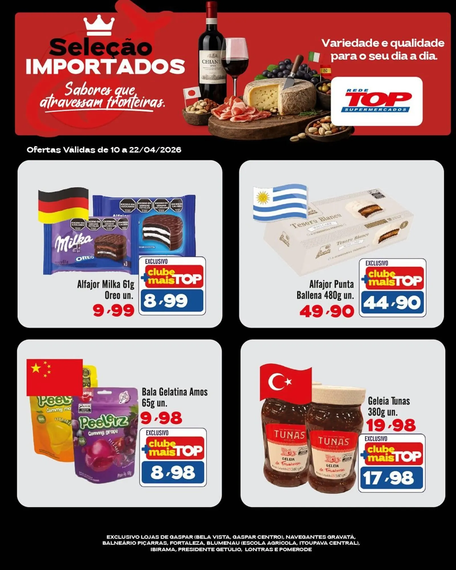 Encarte de Encarte Rede Top 10 de abril até 22 de abril 2026 - Pagina 4