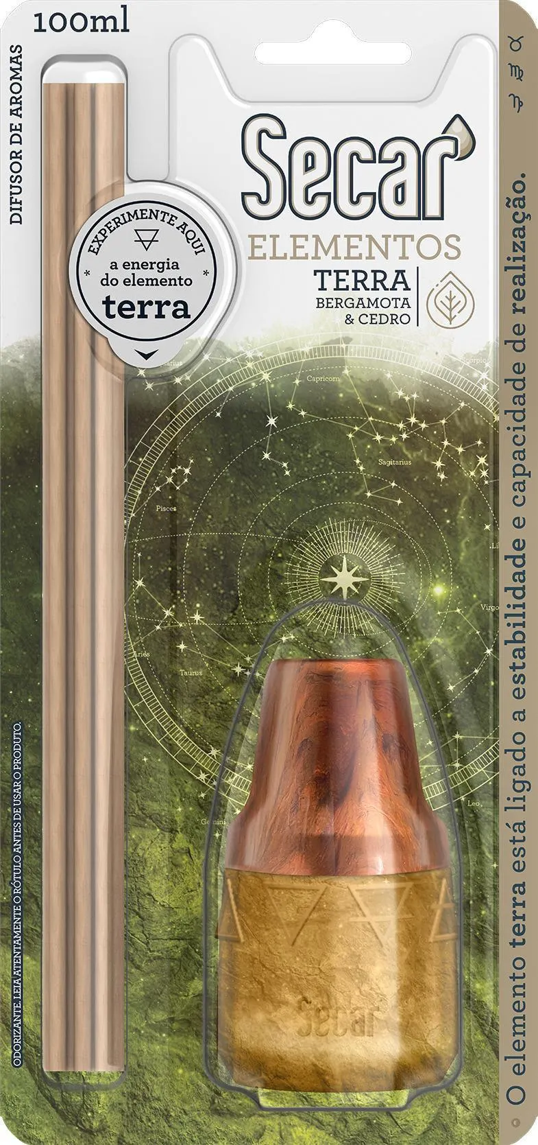 Difusor de Aromas Secar Elementos Terra 100ml