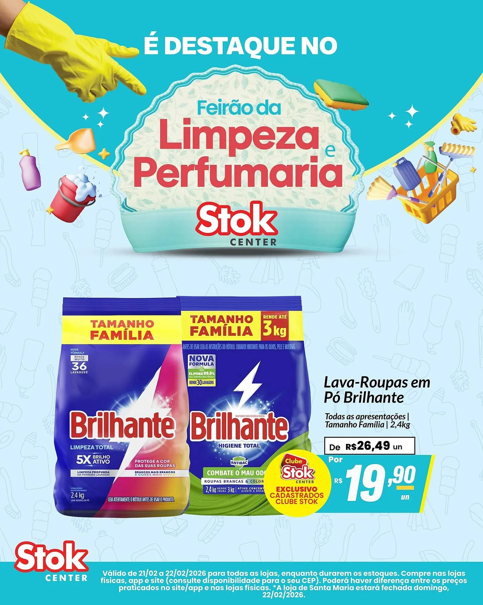 Encarte de Encarte Stok Center 21 de fevereiro até 22 de fevereiro 2026 - Pagina 1