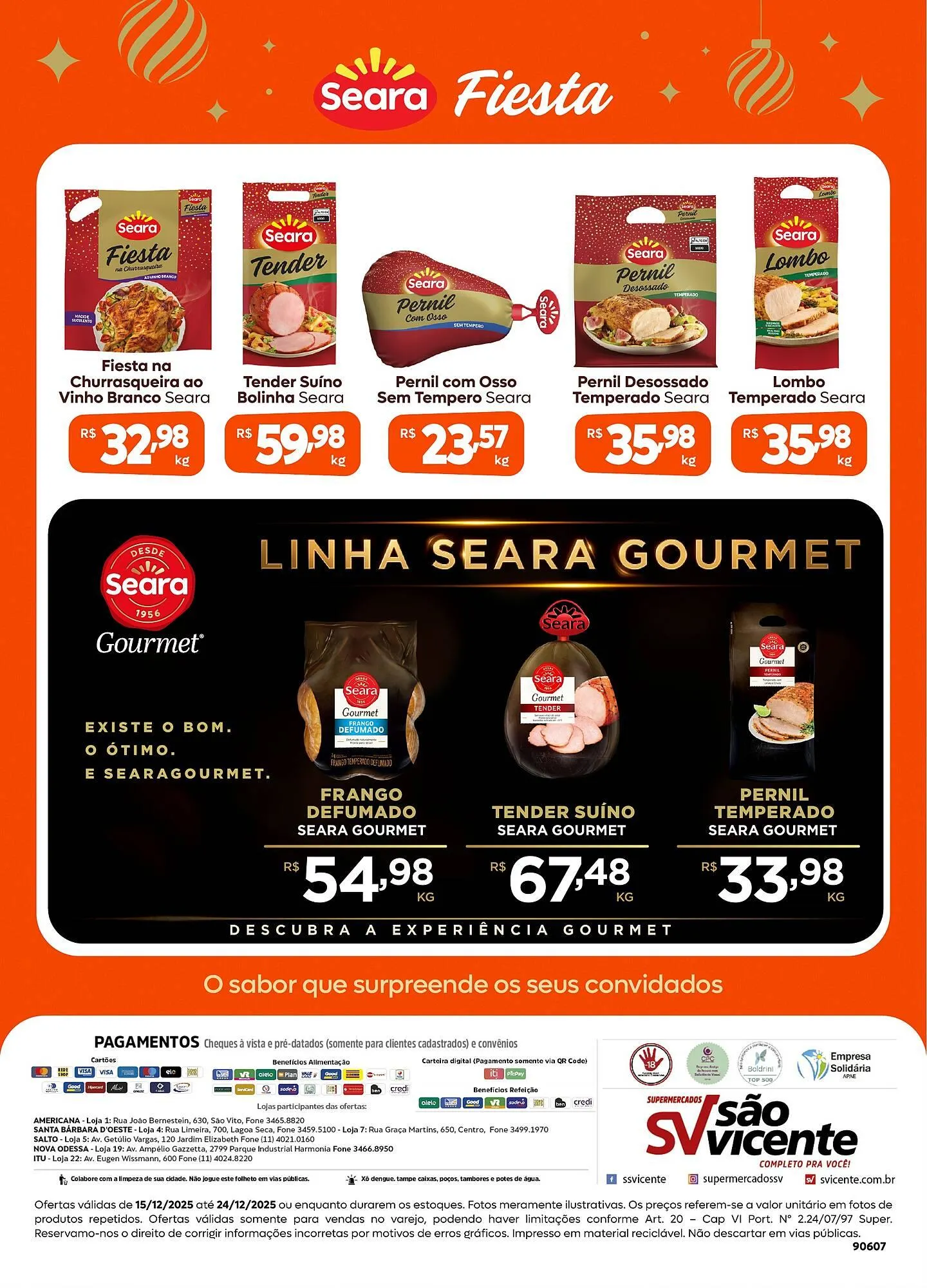 Encarte de Catálogo Supermercados São Vicente 3 de dezembro até 24 de dezembro 2025 - Pagina 2