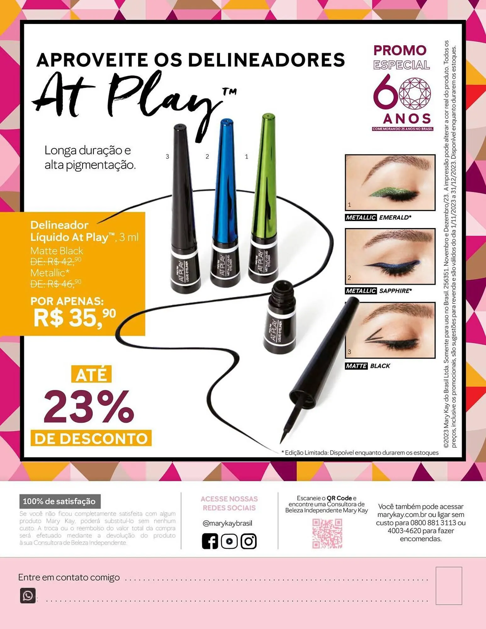 Encarte de Catálogo Mary Kay 1 de novembro até 31 de dezembro 2023 - Pagina 72