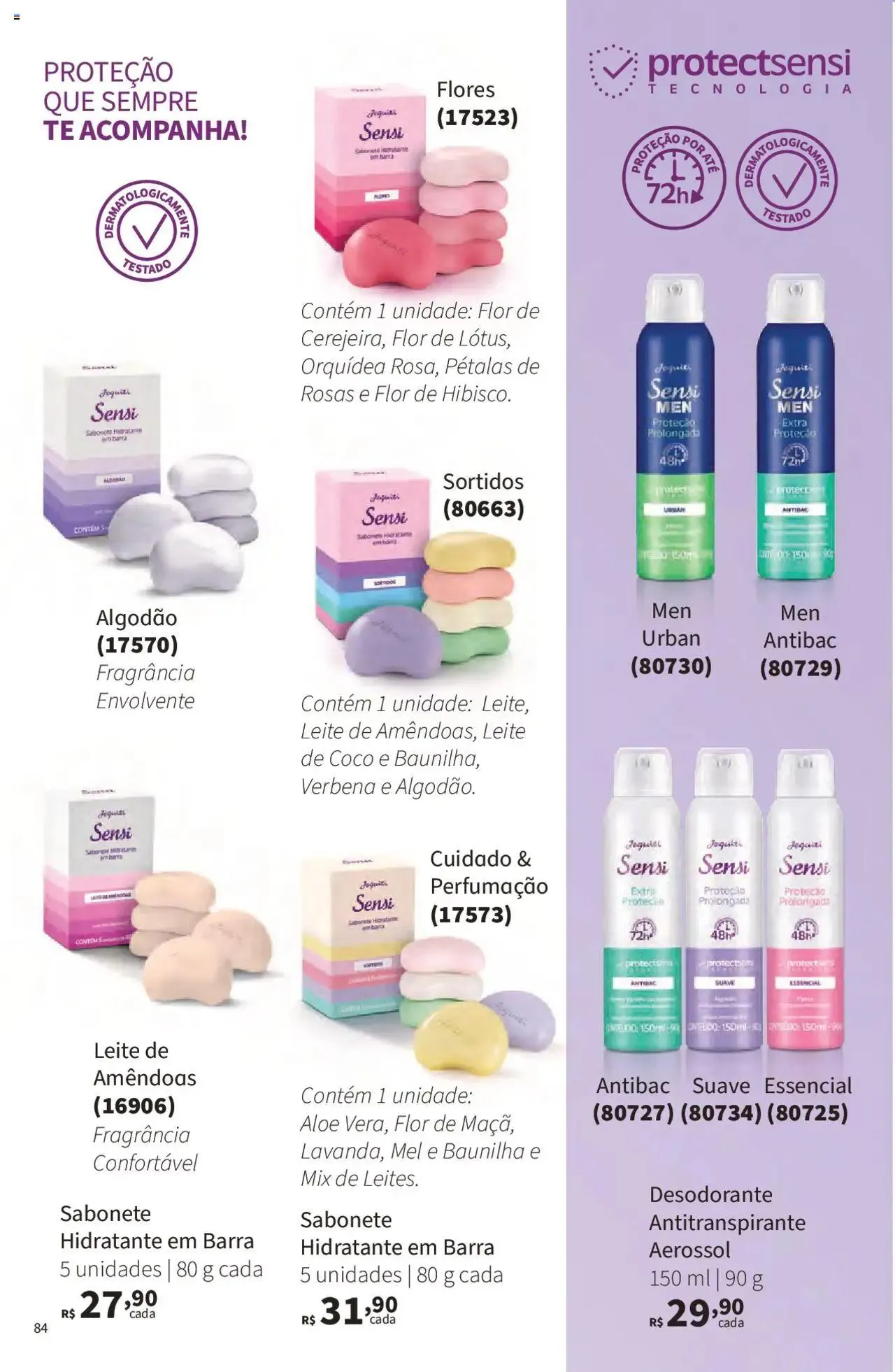 Encarte de Jequiti - Revista 06/2025 21 de abril até 16 de maio 2025 - Pagina 84