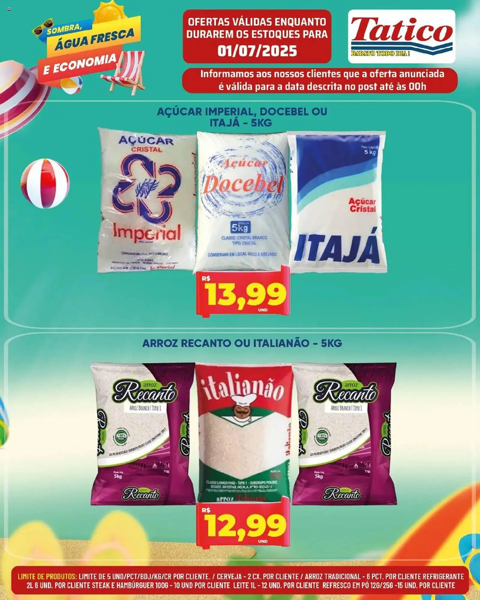 Encarte de Catálogo Tatico 1 de julho até 2 de julho 2025 - Pagina 1