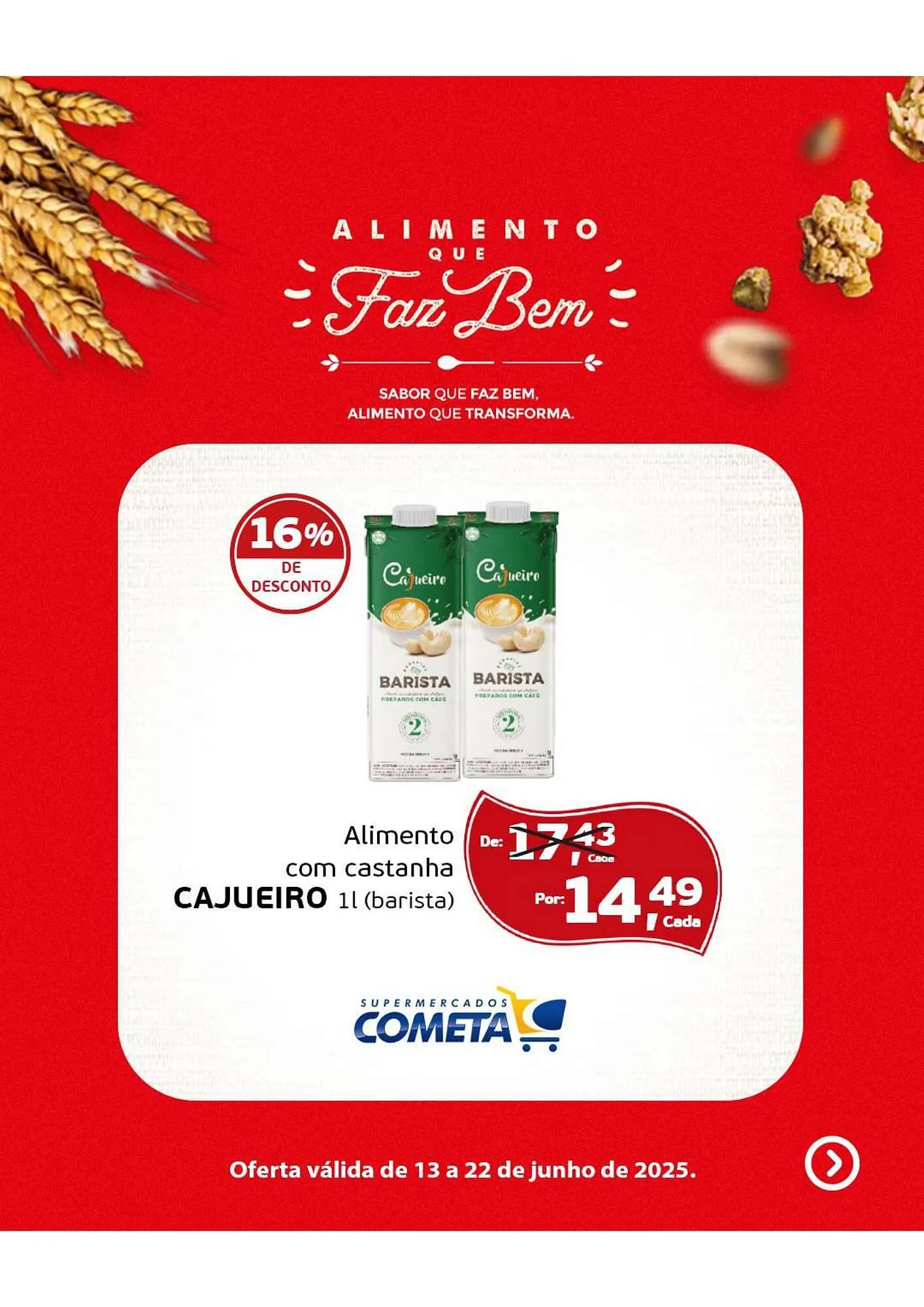 Encarte de Catálogo Cometa Supermercados 16 de junho até 22 de junho 2025 - Pagina 4