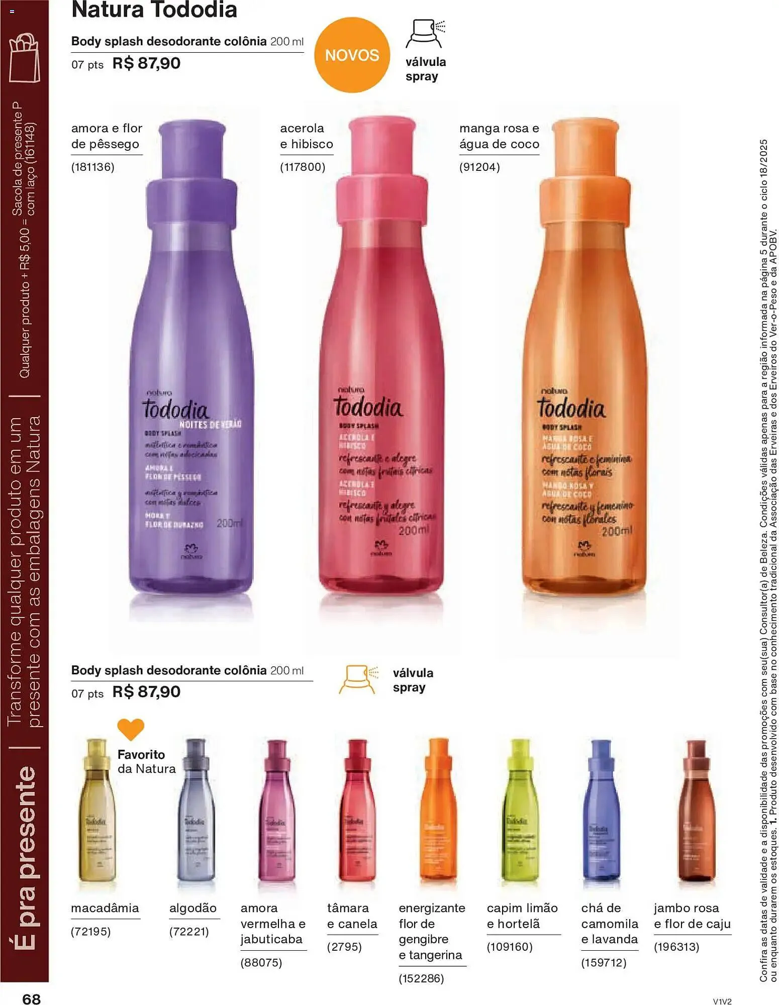 Encarte de Catálogo Natura 30 de outubro até 27 de novembro 2025 - Pagina 68
