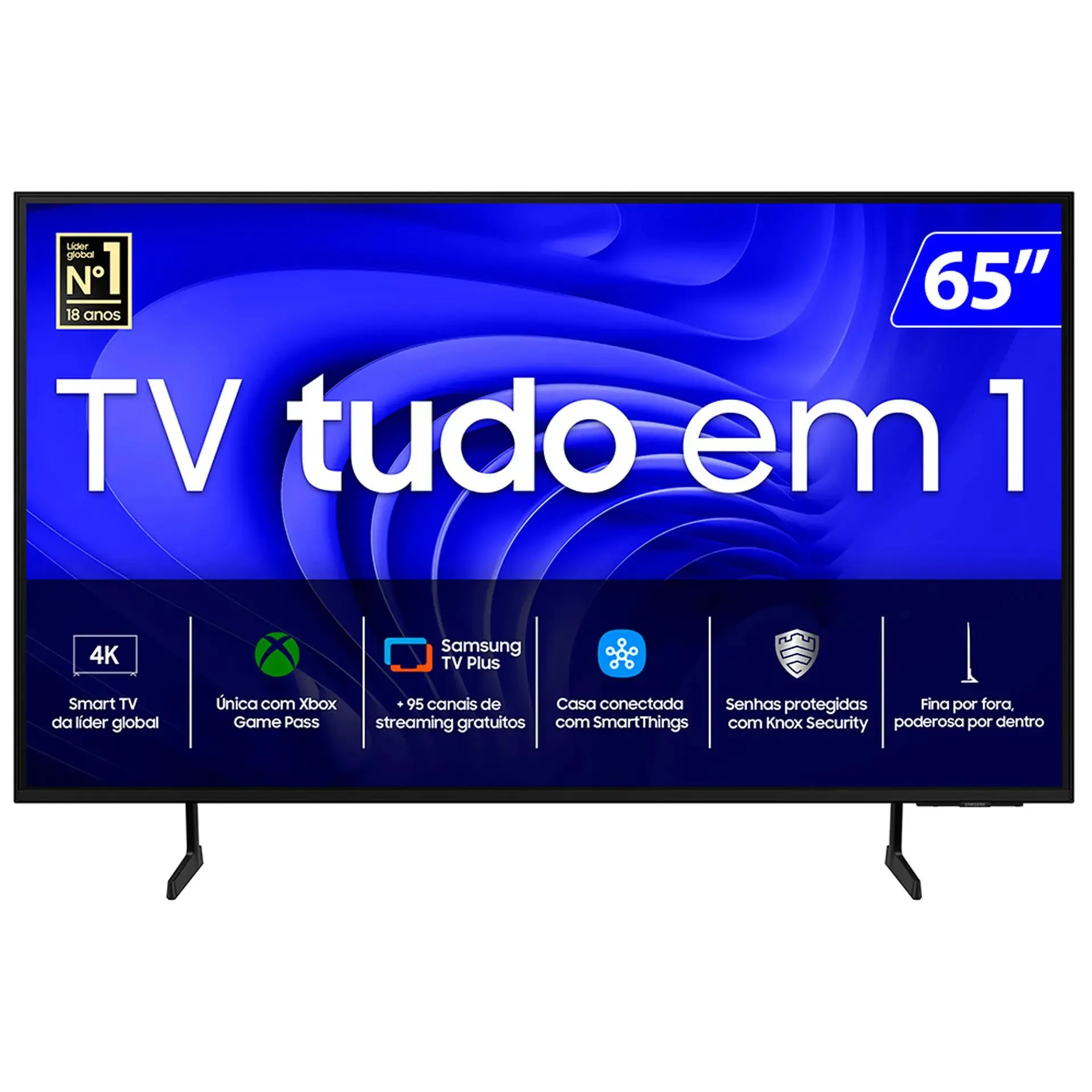 Smart TV Samsung 65" 4K Wi-Fi Tizen Crystal UHD 65DU7700