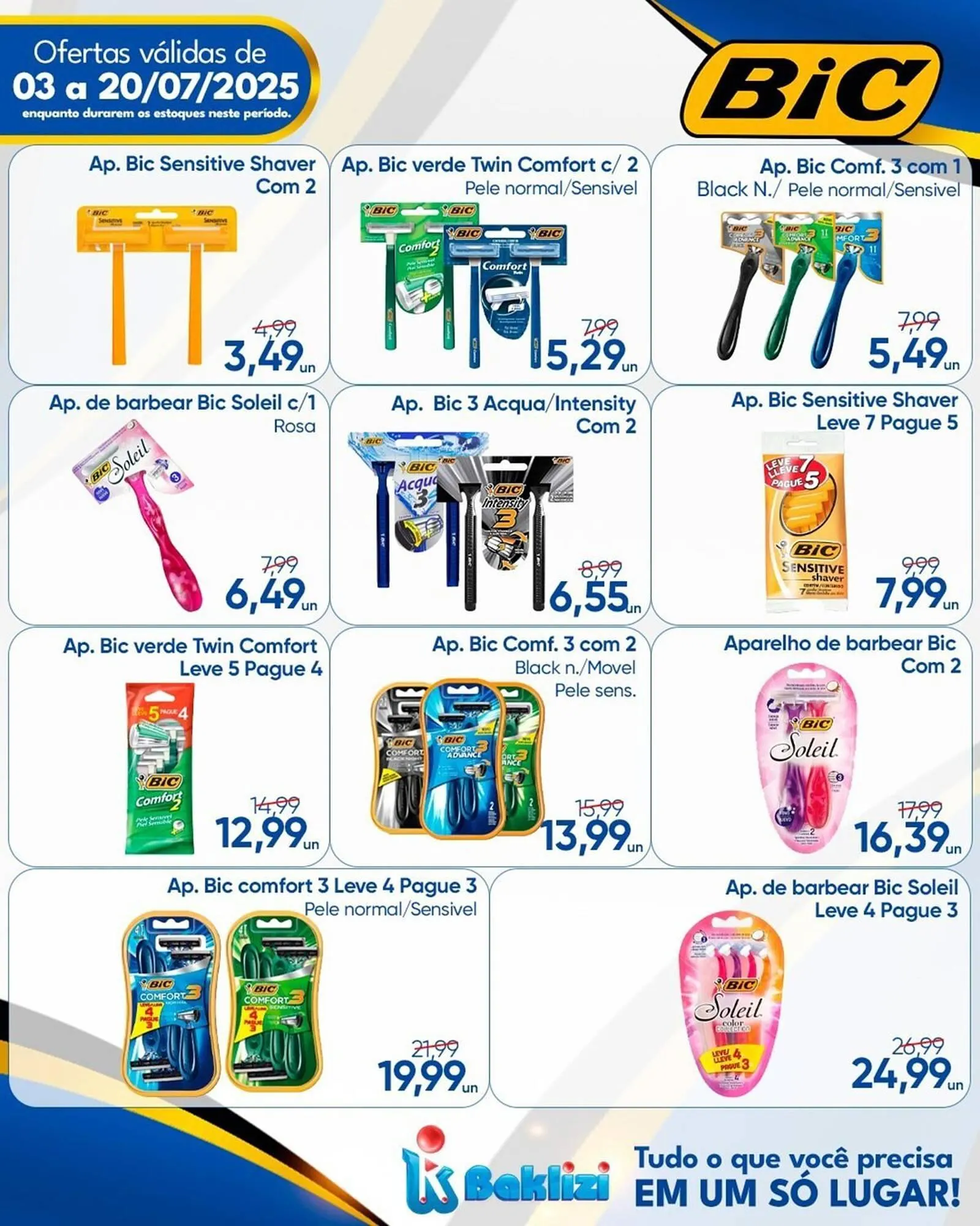 Encarte de Catálogo Supermercados Baklizi 3 de julho até 20 de julho 2025 - Pagina 1