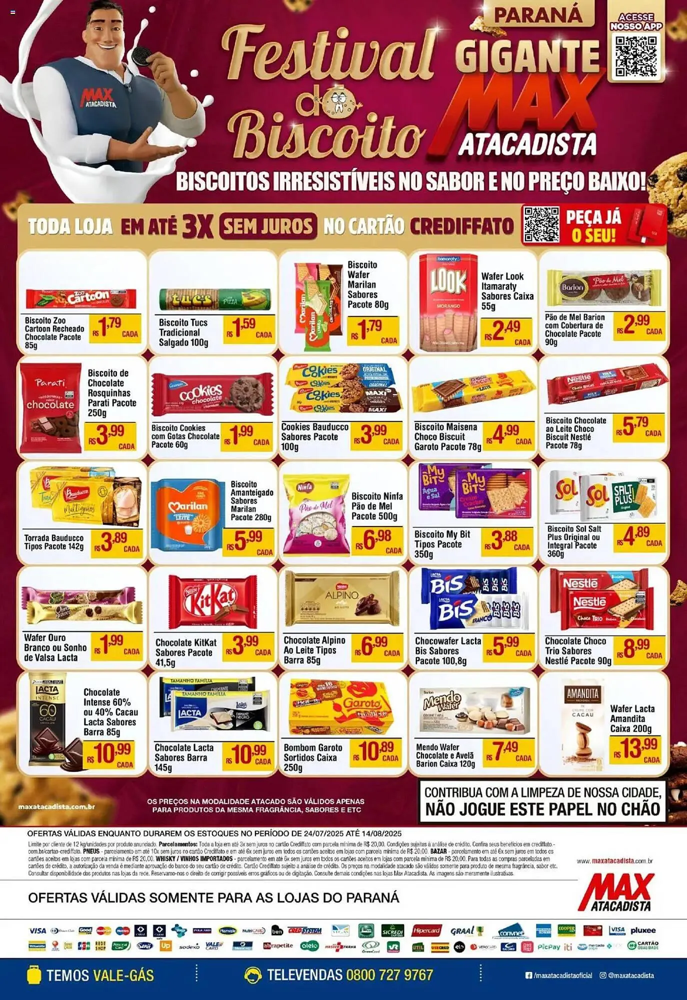 Encarte de Catálogo Max Atacadista 24 de julho até 14 de agosto 2025 - Pagina 1