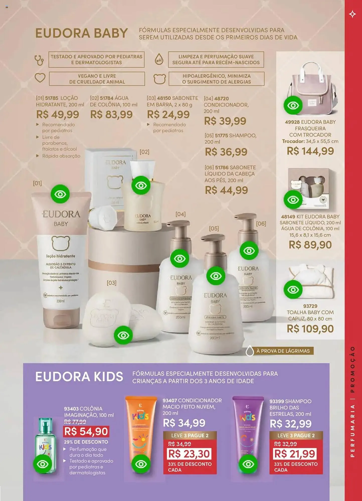 Encarte de Catálogo Eudora 25 de junho até 17 de julho 2025 - Pagina 29