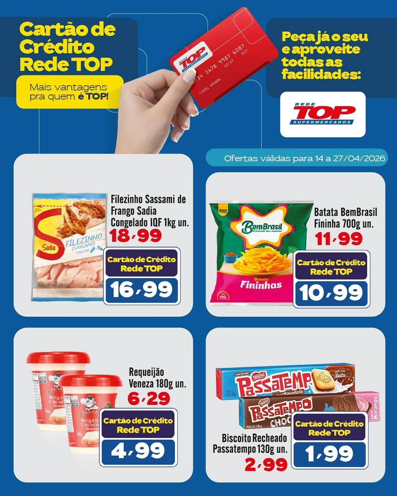 Encarte de Encarte Rede Top 14 de abril até 27 de abril 2026 - Pagina 1