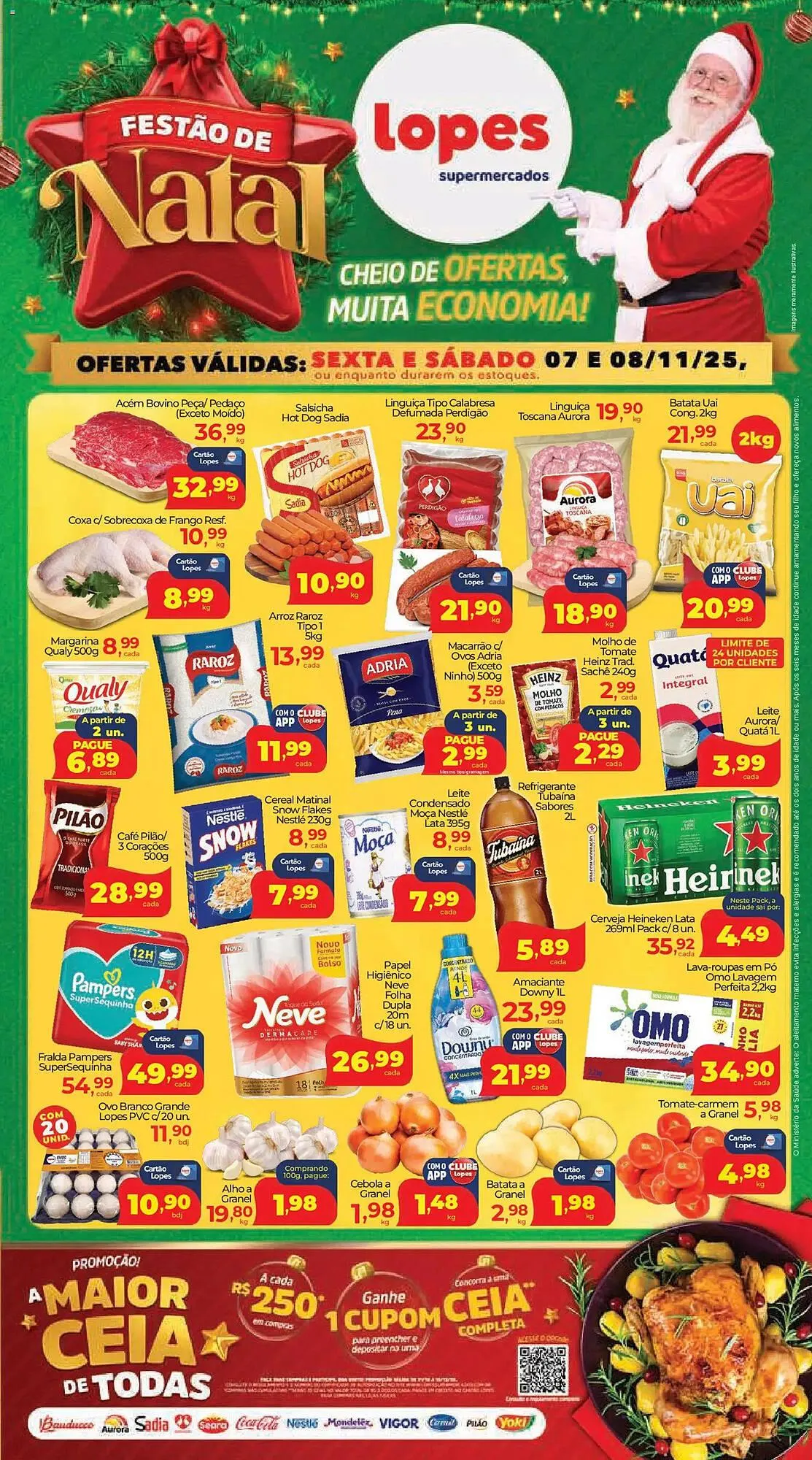 Encarte de Folheto Lopes Supermercados 7 de novembro até 10 de novembro 2025 - Pagina 1