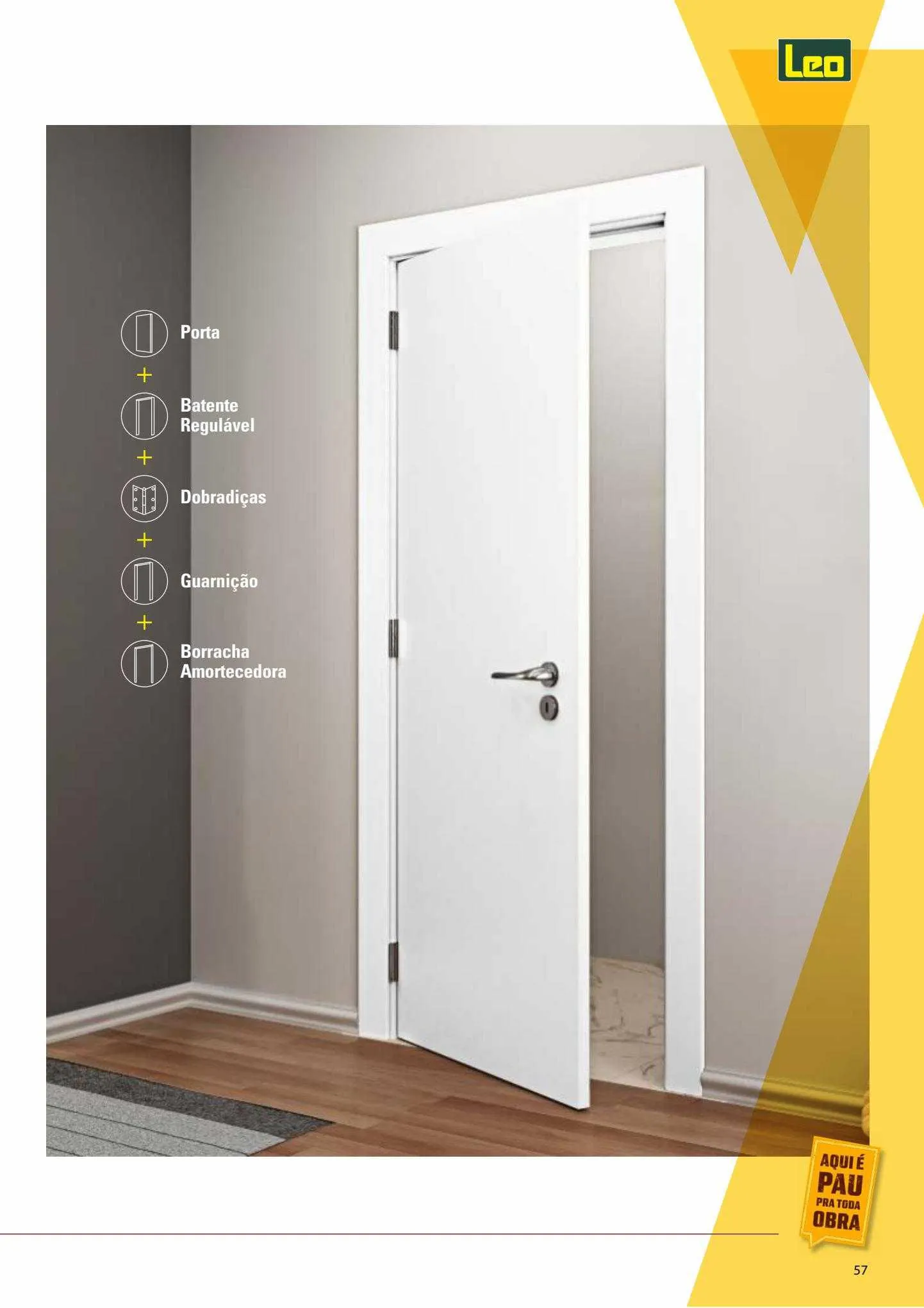 Encarte de Leo Madeiras Ofertas 11 de maio até 23 de julho 2023 - Pagina 57