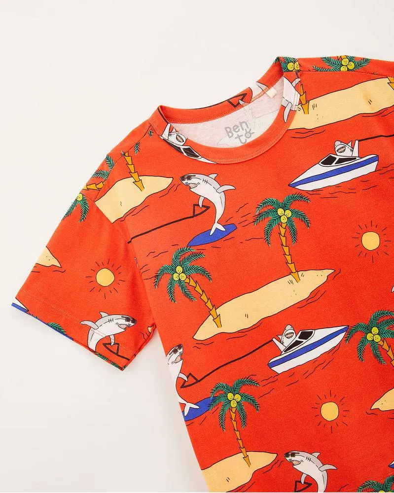 Camiseta Tubarudo Radical Vermelho