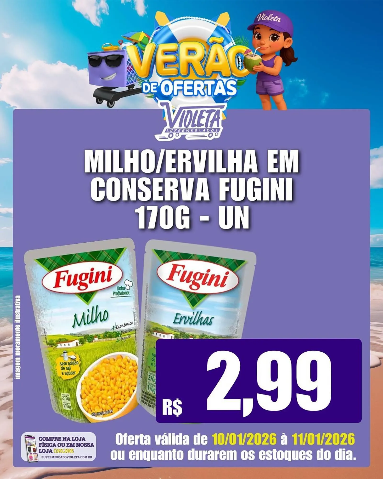 Encarte de Catálogo Violeta Supermercados 10 de janeiro até 11 de janeiro 2026 - Pagina 4