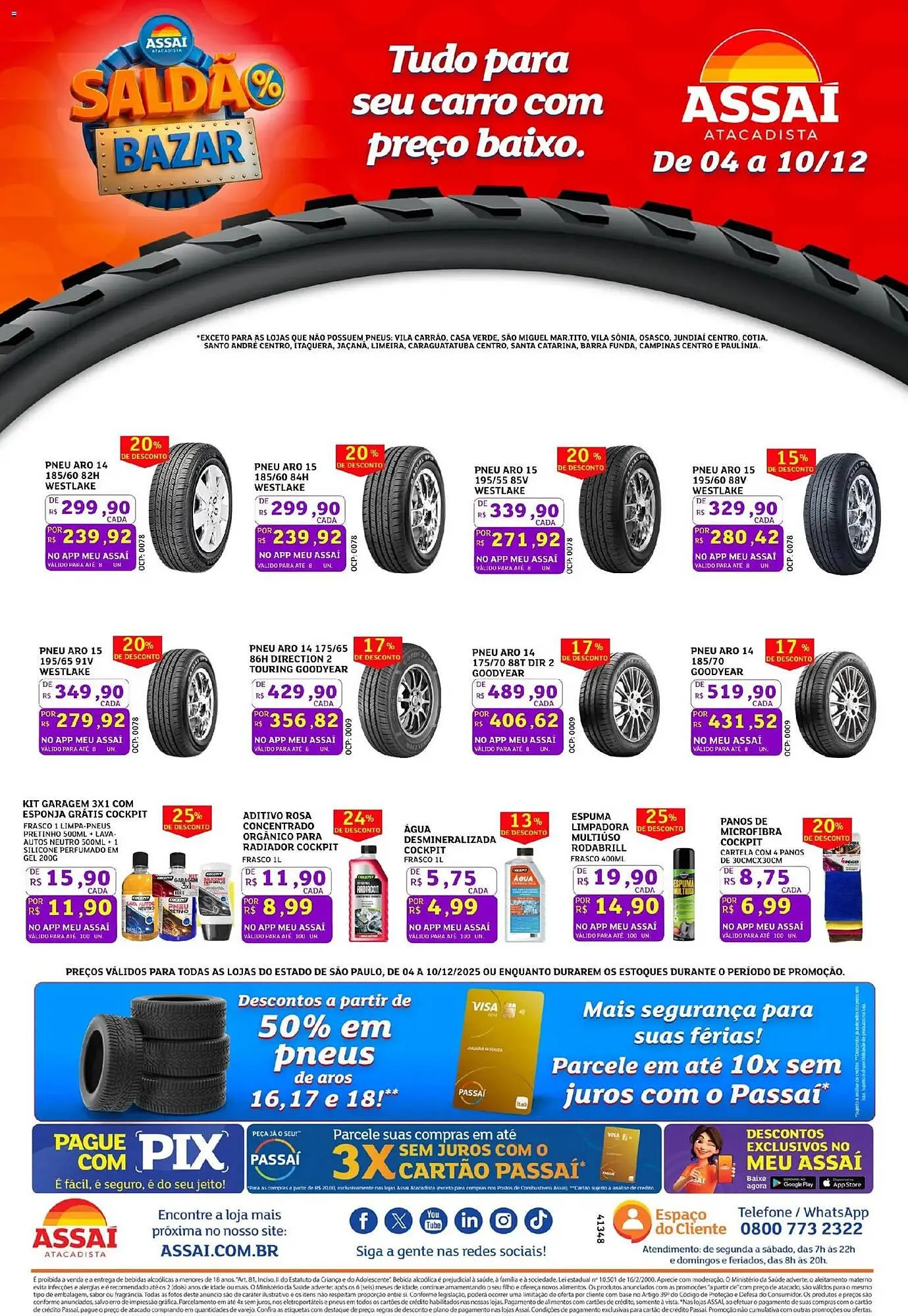 Encarte de Encarte Assaí Atacadista 4 de dezembro até 10 de dezembro 2025 - Pagina 1
