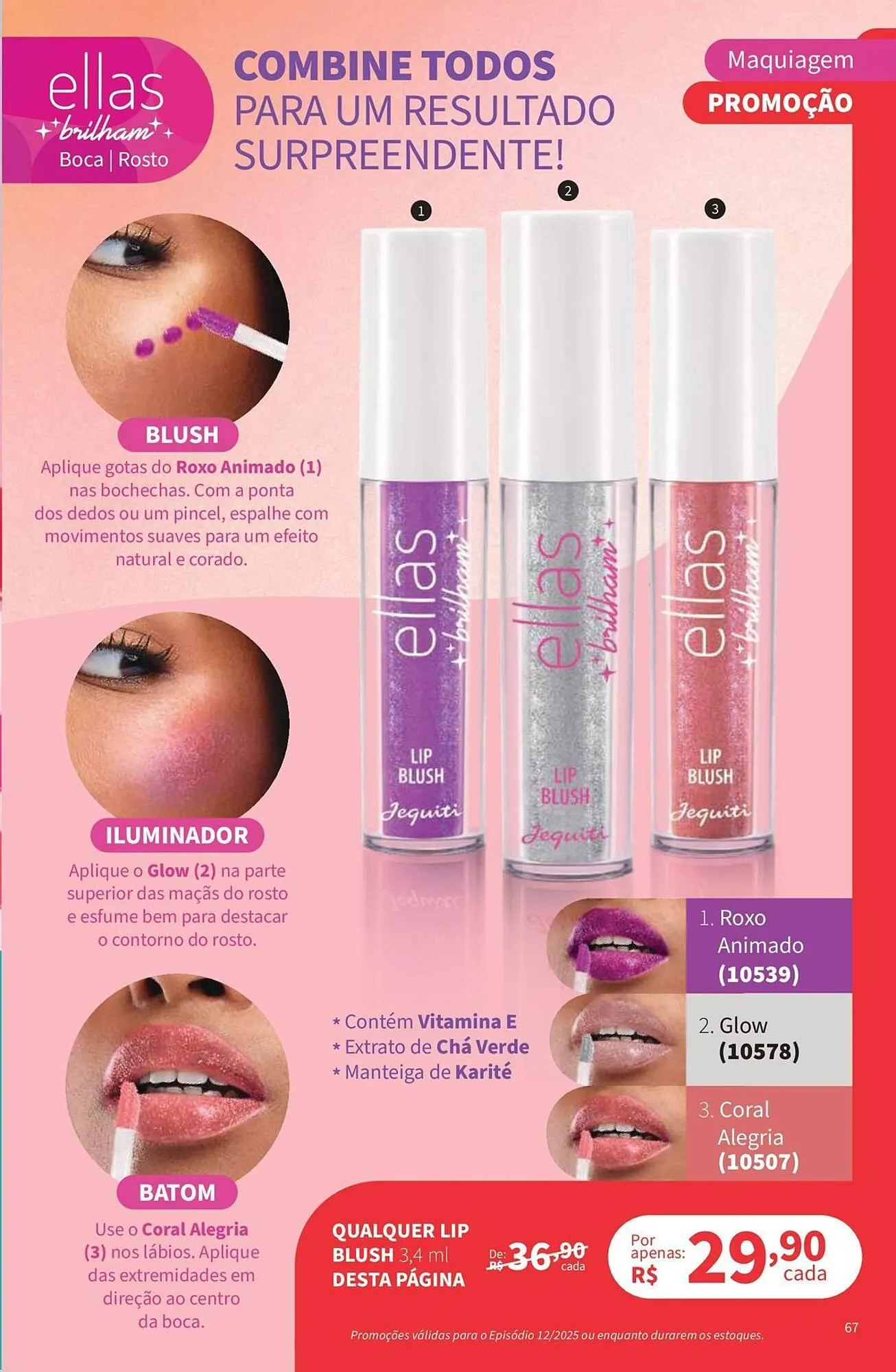 Encarte de Catálogo Jequiti 25 de agosto até 31 de dezembro 2025 - Pagina 67