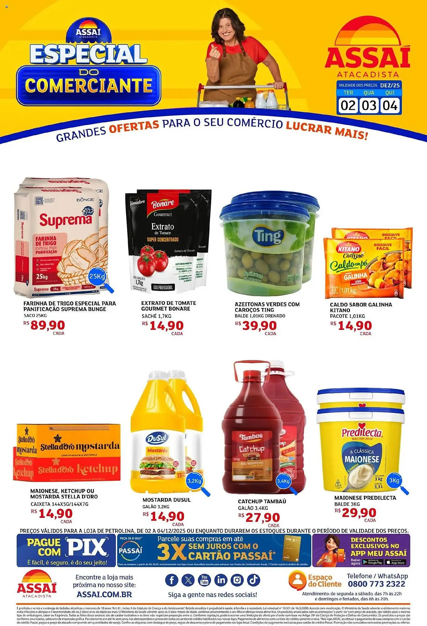 Encarte de Encarte Assaí Atacadista 2 de dezembro até 4 de dezembro 2025 - Pagina 1
