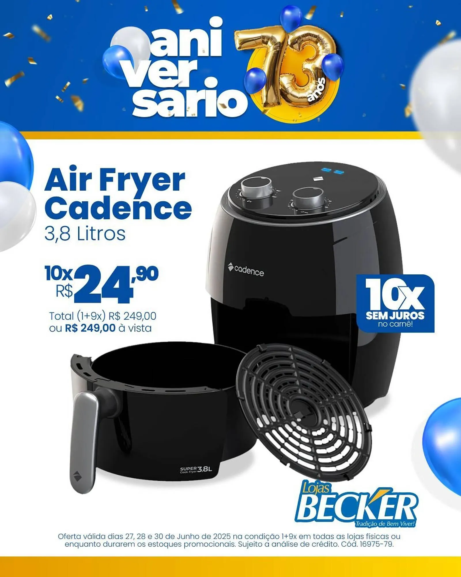 Encarte de Catálogo Lojas Becker 27 de junho até 30 de junho 2025 - Pagina 1