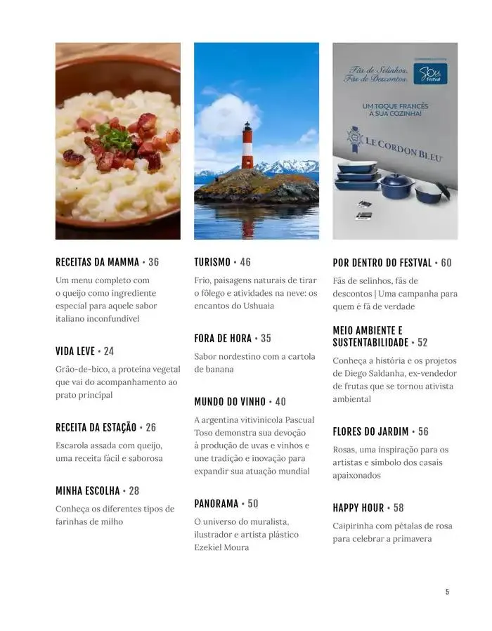 Encarte de Menu Festval 13 de novembro até 30 de novembro 2024 - Pagina 5