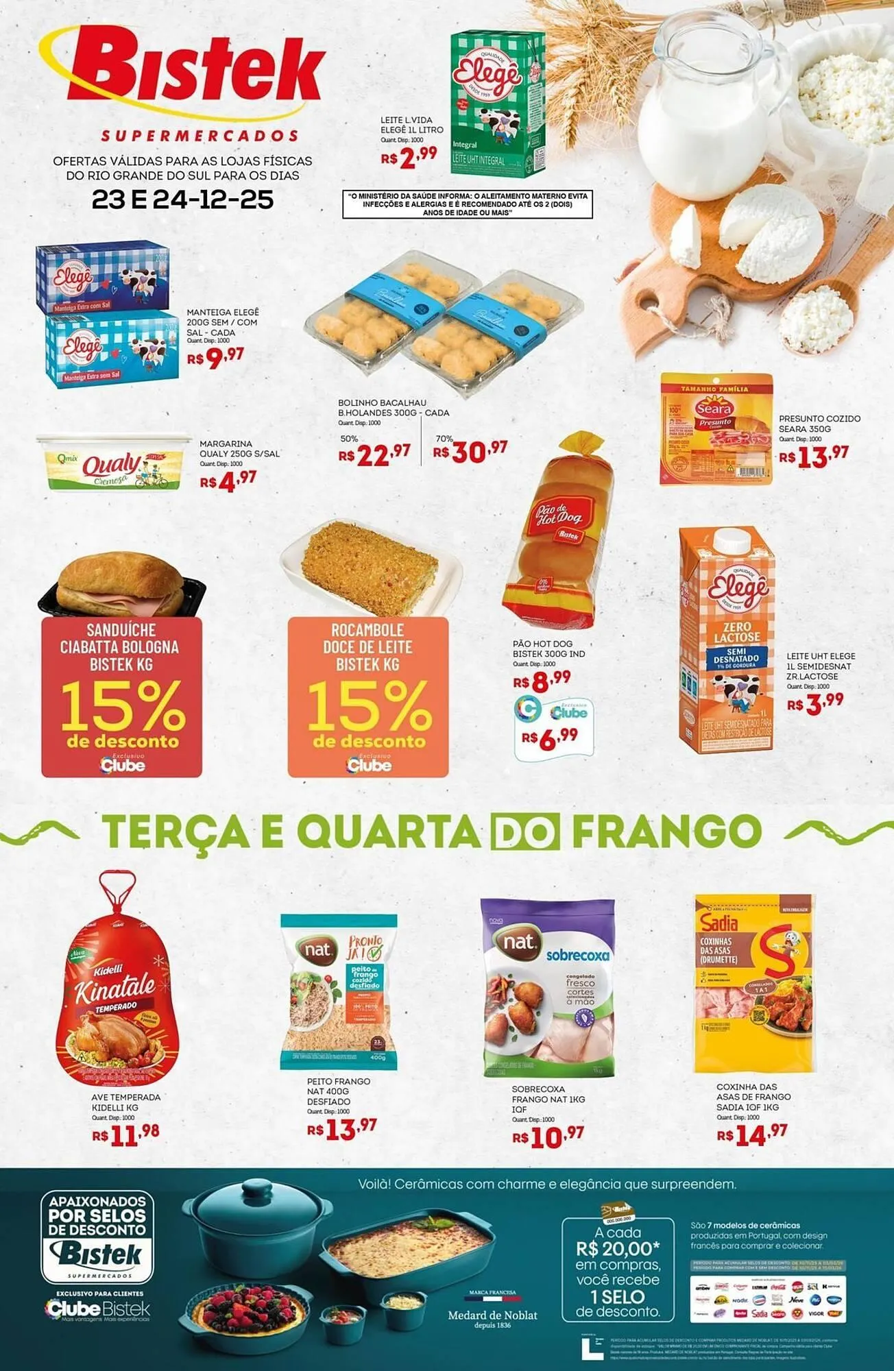 Encarte de Encarte Bistek Supermercados 23 de dezembro até 24 de dezembro 2025 - Pagina 1