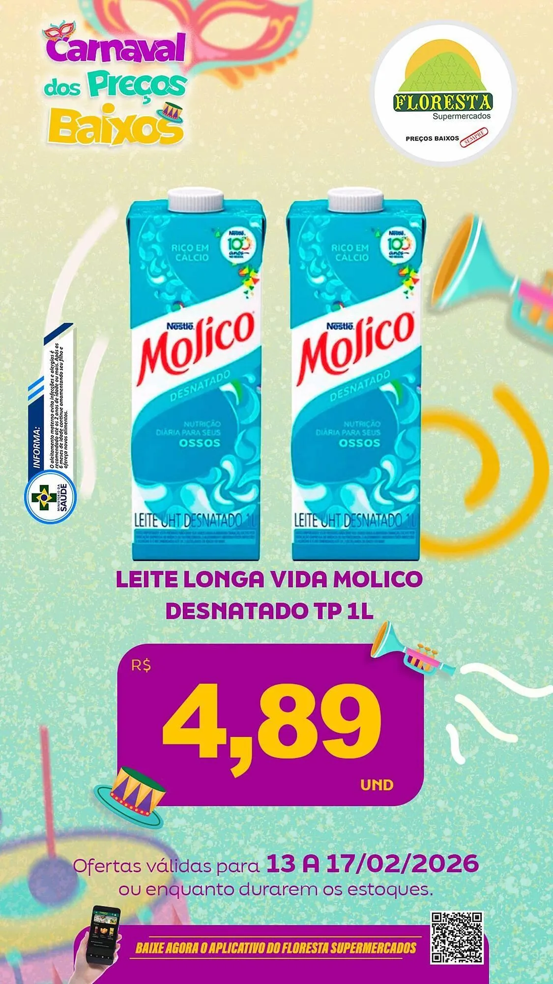 Encarte de Catálogo Floresta Supermercados 13 de fevereiro até 17 de fevereiro 2026 - Pagina 65