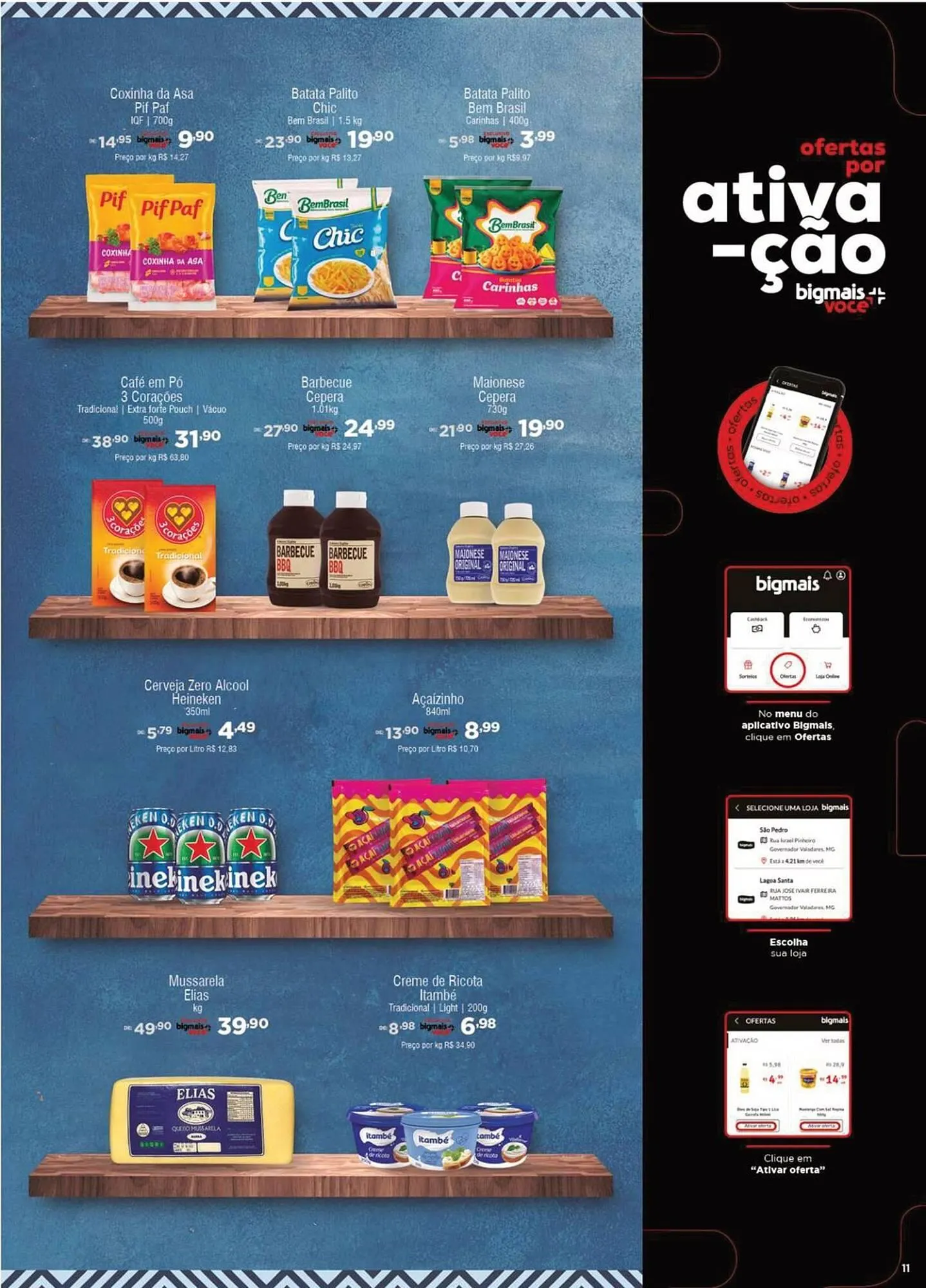Encarte de Catálogo Big Mais Supermercados 31 de julho até 12 de agosto 2025 - Pagina 11
