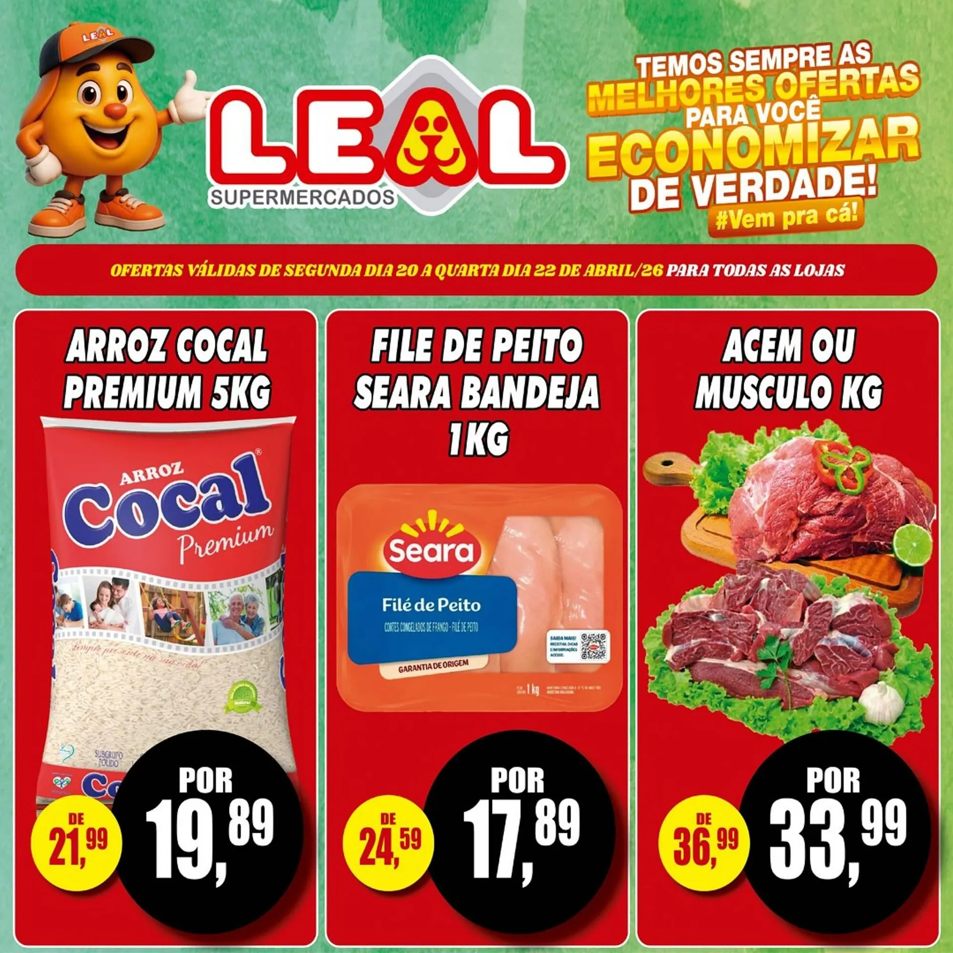 Encarte de Folheto Supermercado leal 20 de abril até 22 de abril 2026 - Pagina 5