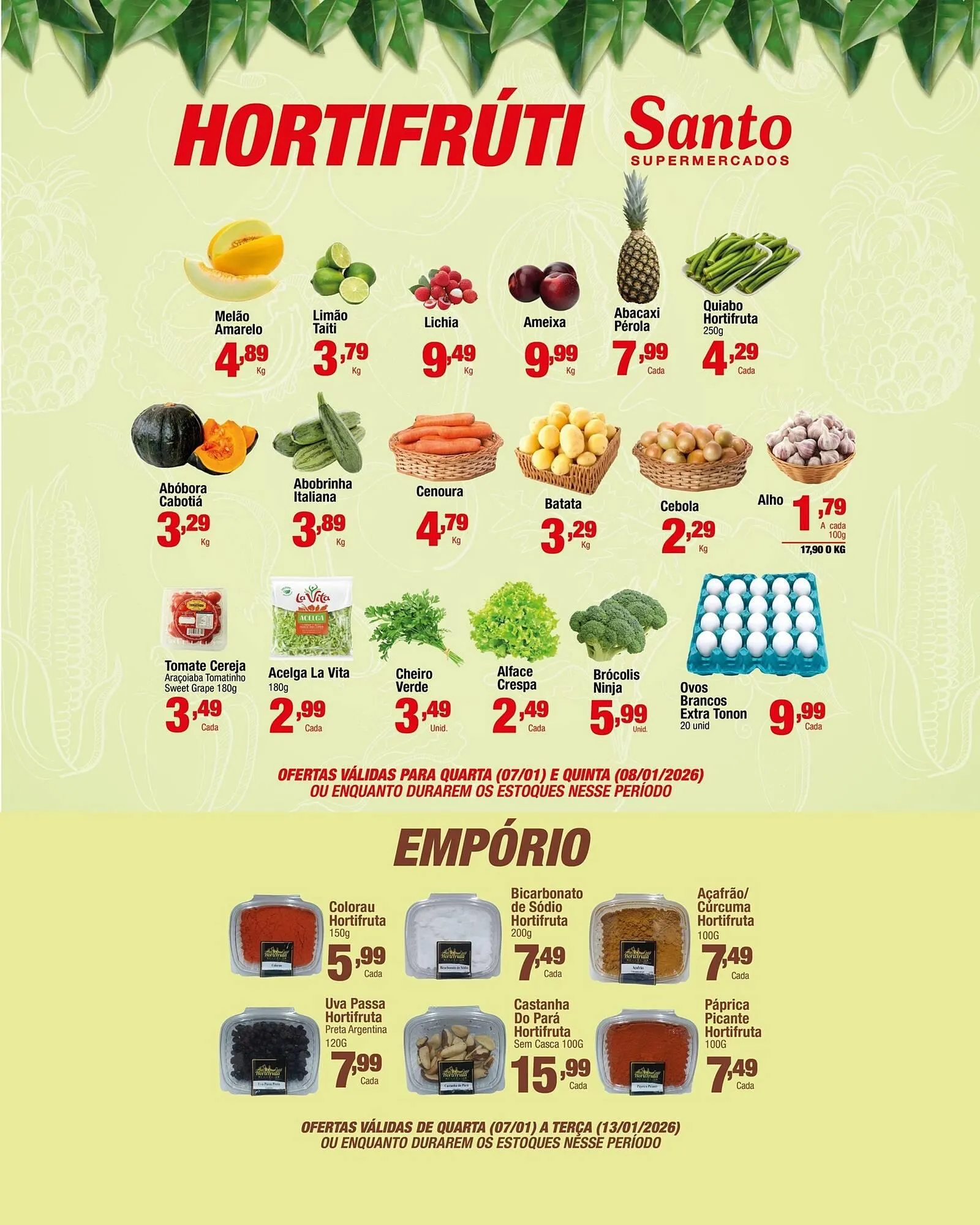 Encarte de Catálogo Santo Supermercados 7 de janeiro até 11 de janeiro 2026 - Pagina 3