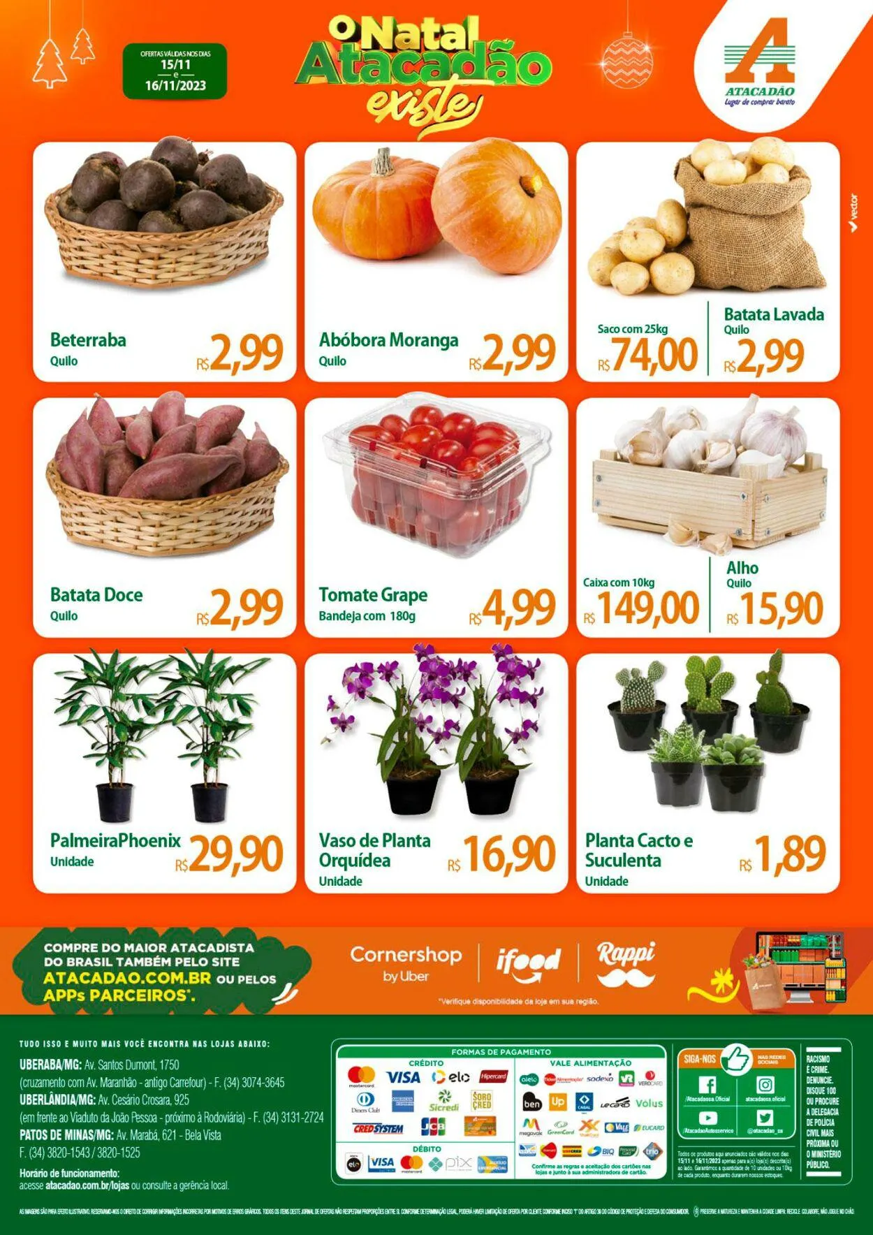 Encarte de Atacadão - MG - Patos de Minas, Uberaba e Uberlândia 15 de novembro até 16 de novembro 2023 - Pagina 2