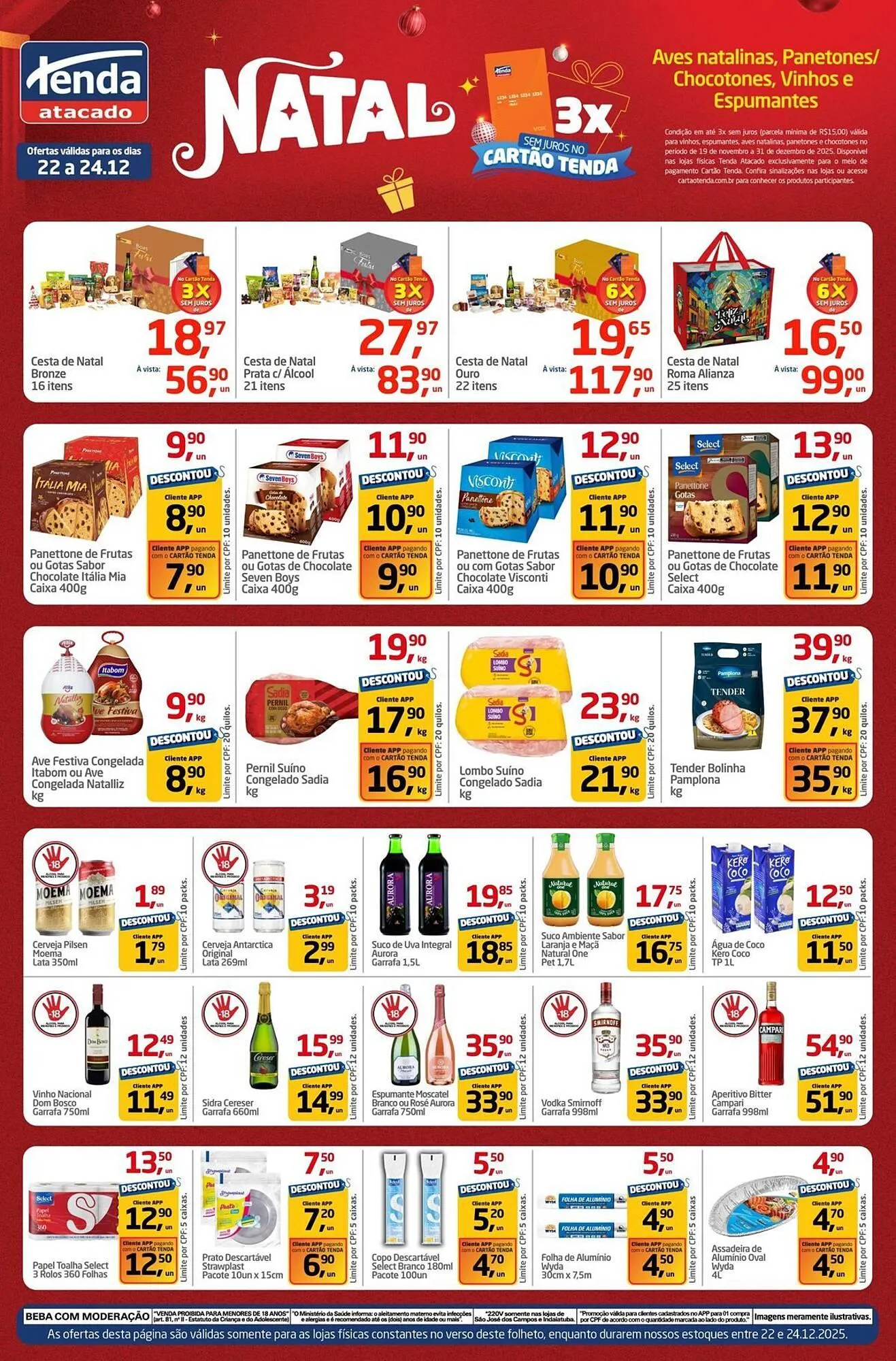 Encarte de Folheto Tenda Atacado 22 de dezembro até 24 de dezembro 2025 - Pagina 2