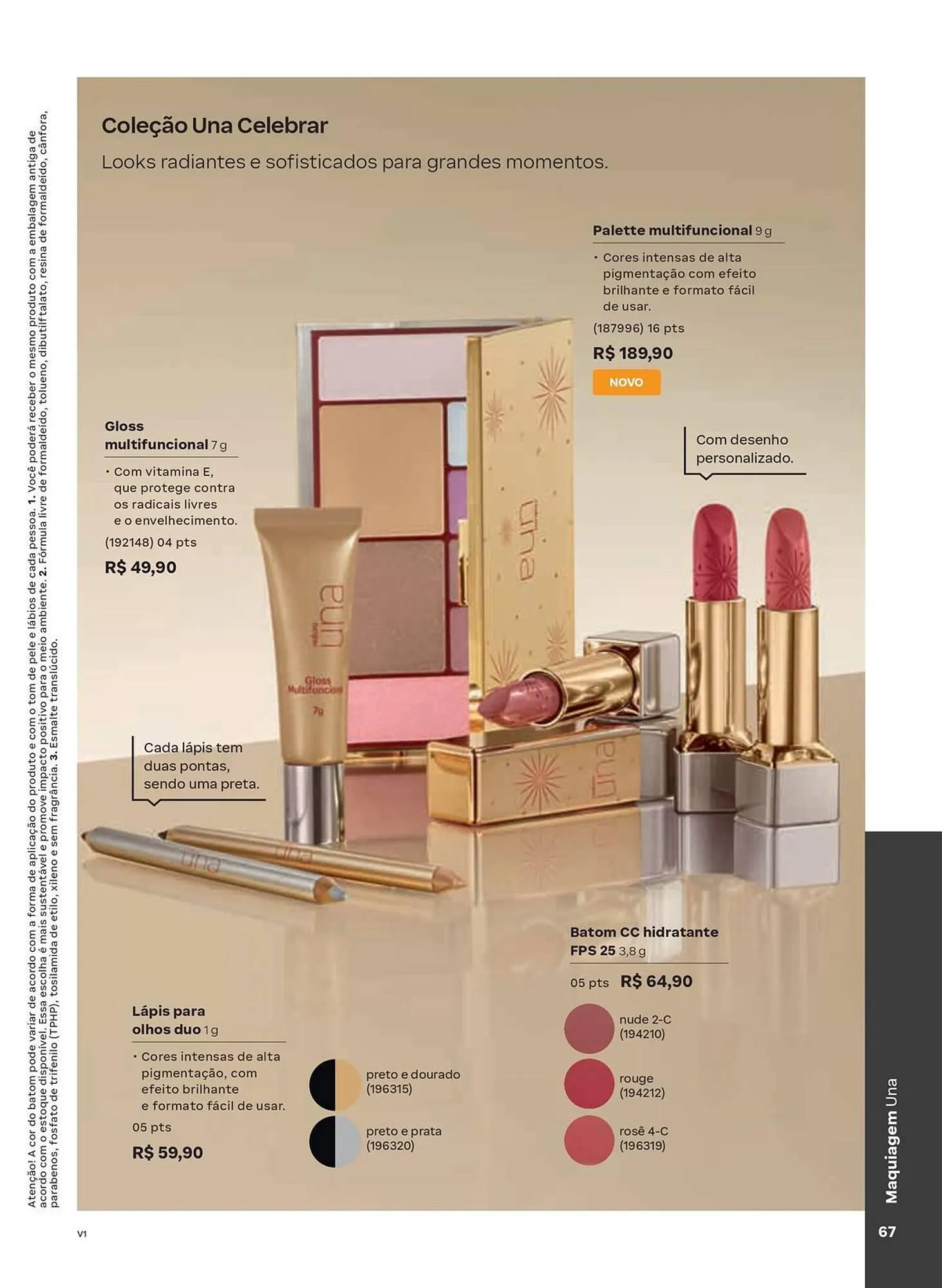 Encarte de Catálogo Natura 1 de janeiro até 31 de janeiro 2026 - Pagina 67