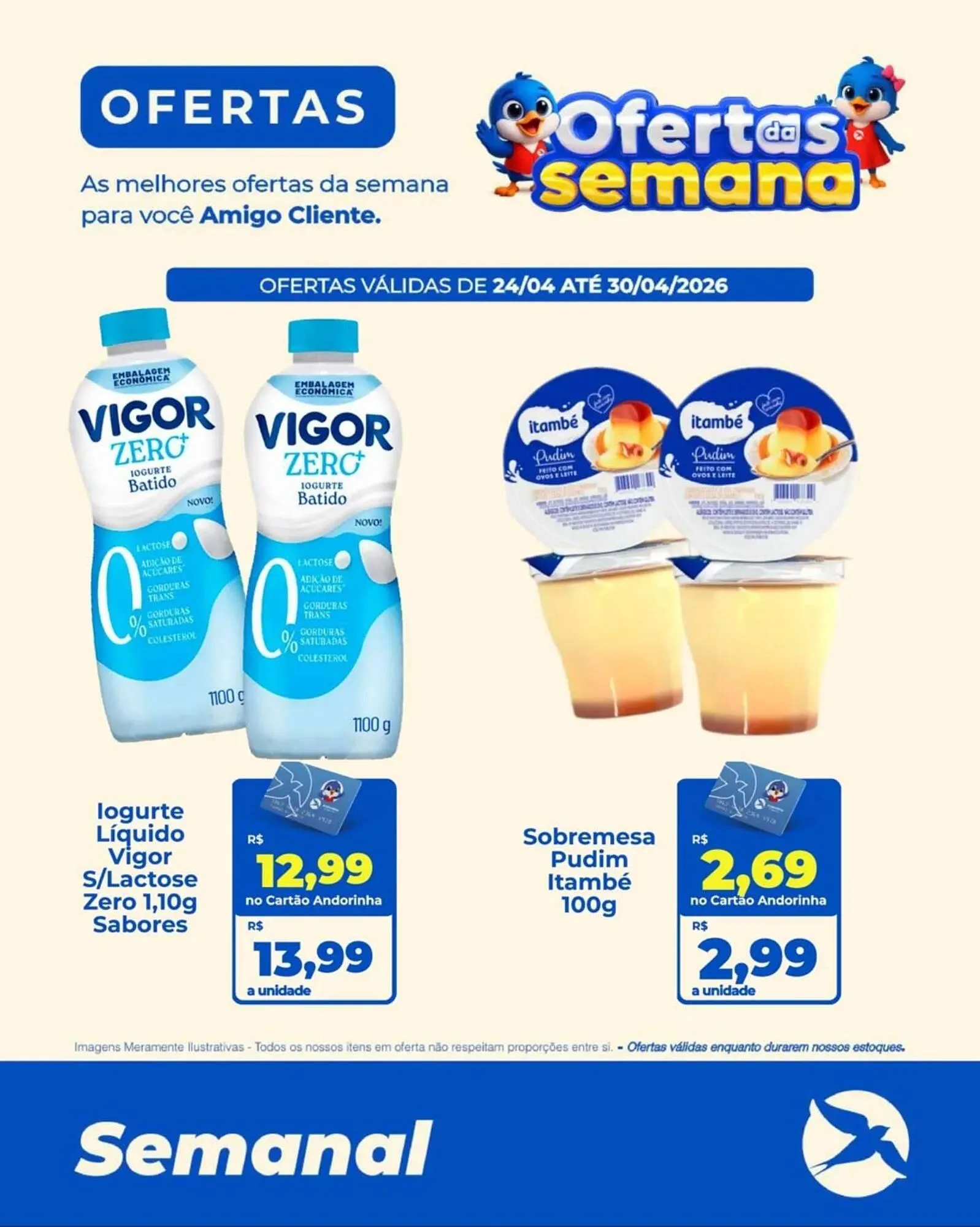 Encarte de Folheto Andorinha Hipermercado 24 de abril até 30 de abril 2026 - Pagina 1