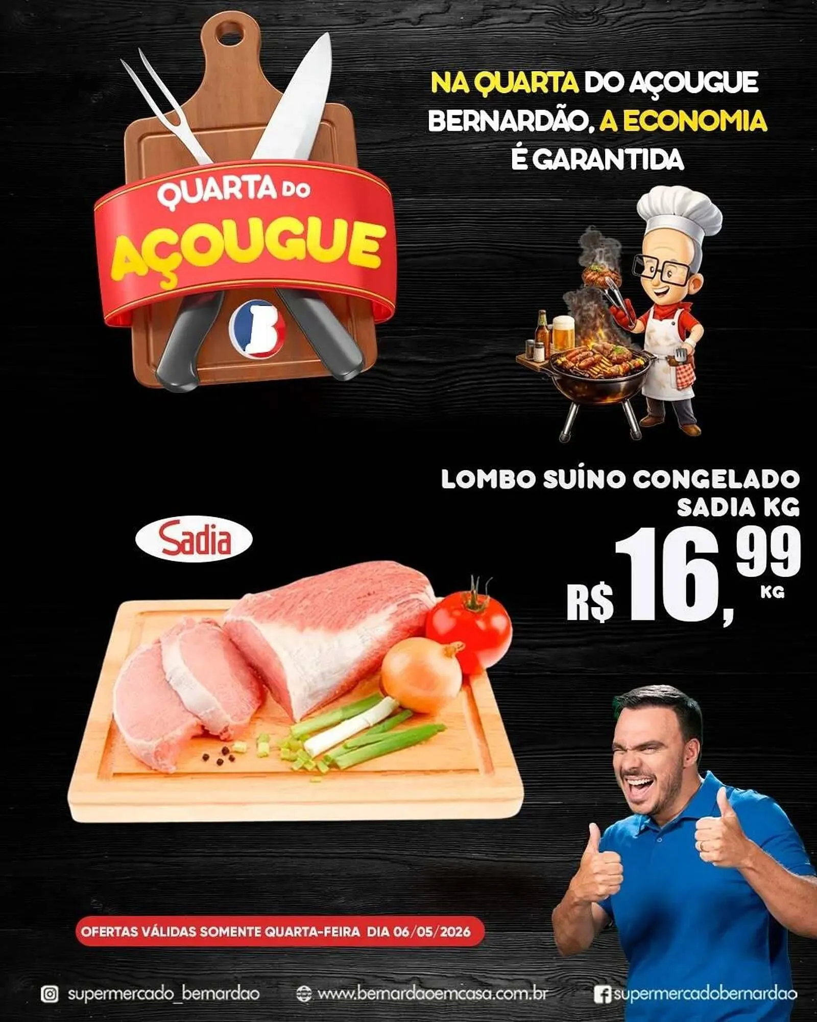 Encarte de Catálogo Supermercado Bernardão 6 de maio até 6 de maio 2026 - Pagina 9