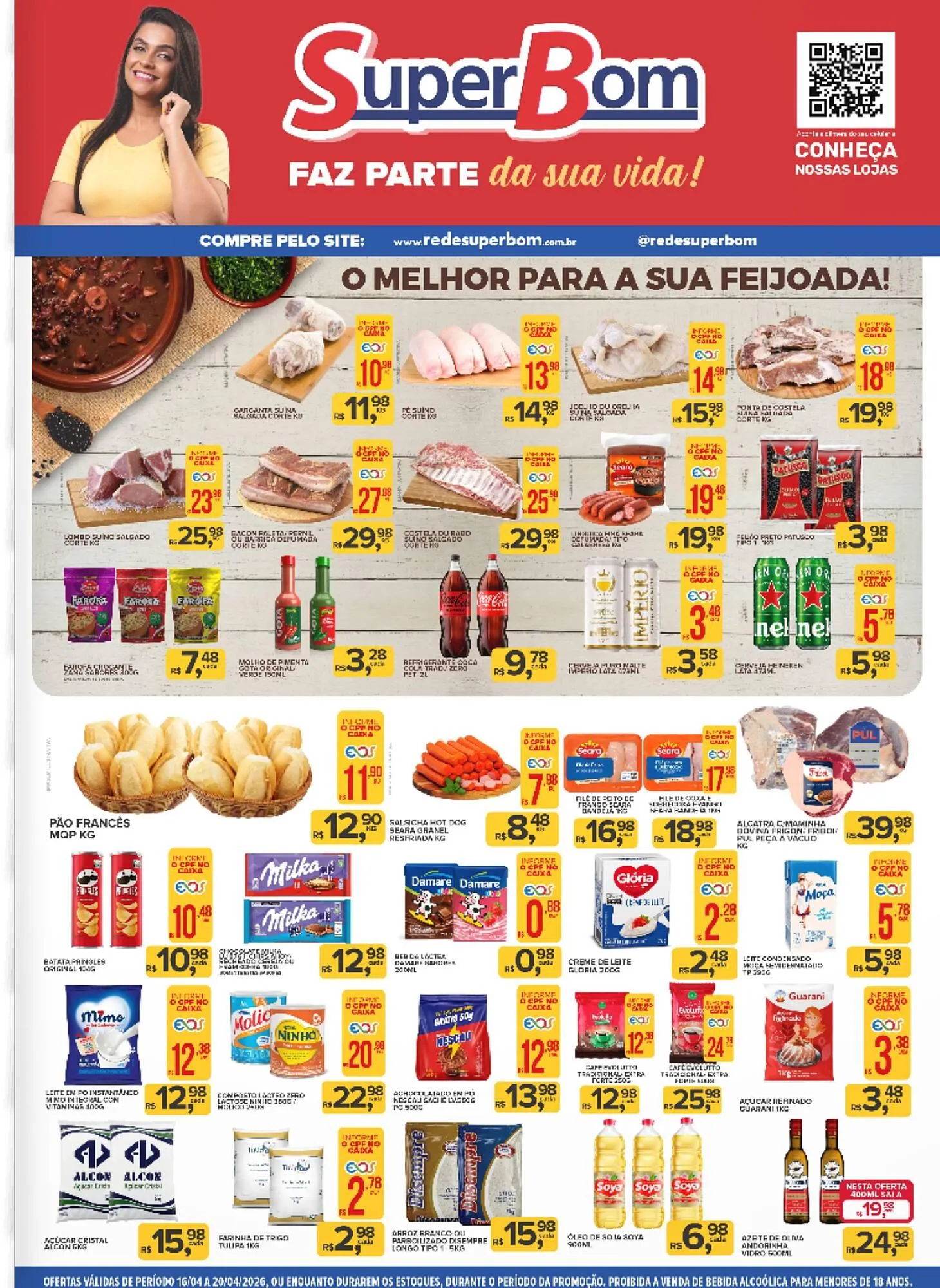 Encarte de Encarte Super Bom 17 de abril até 20 de abril 2026 - Pagina 1
