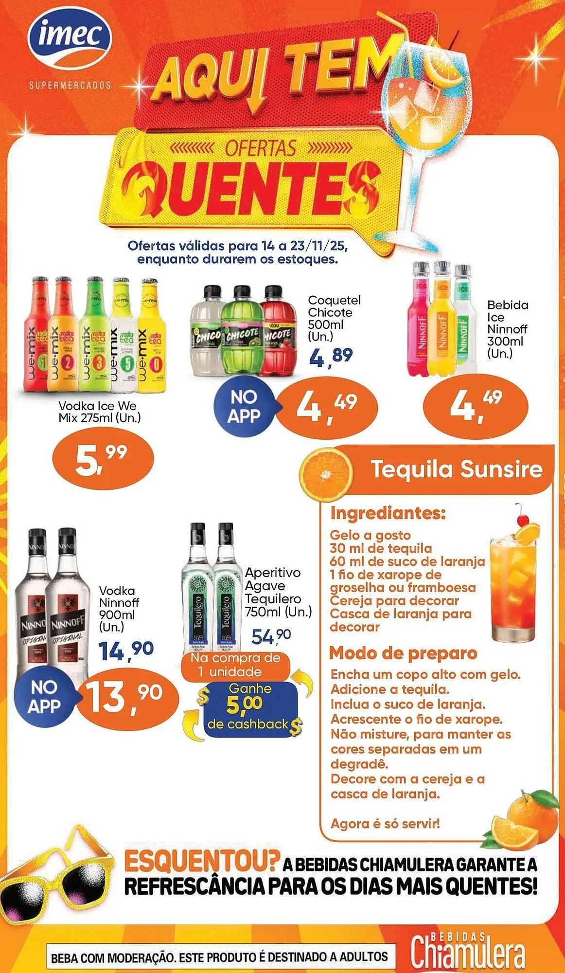 Encarte de Catálogo Imec Supermercados 14 de novembro até 23 de novembro 2025 - Pagina 1