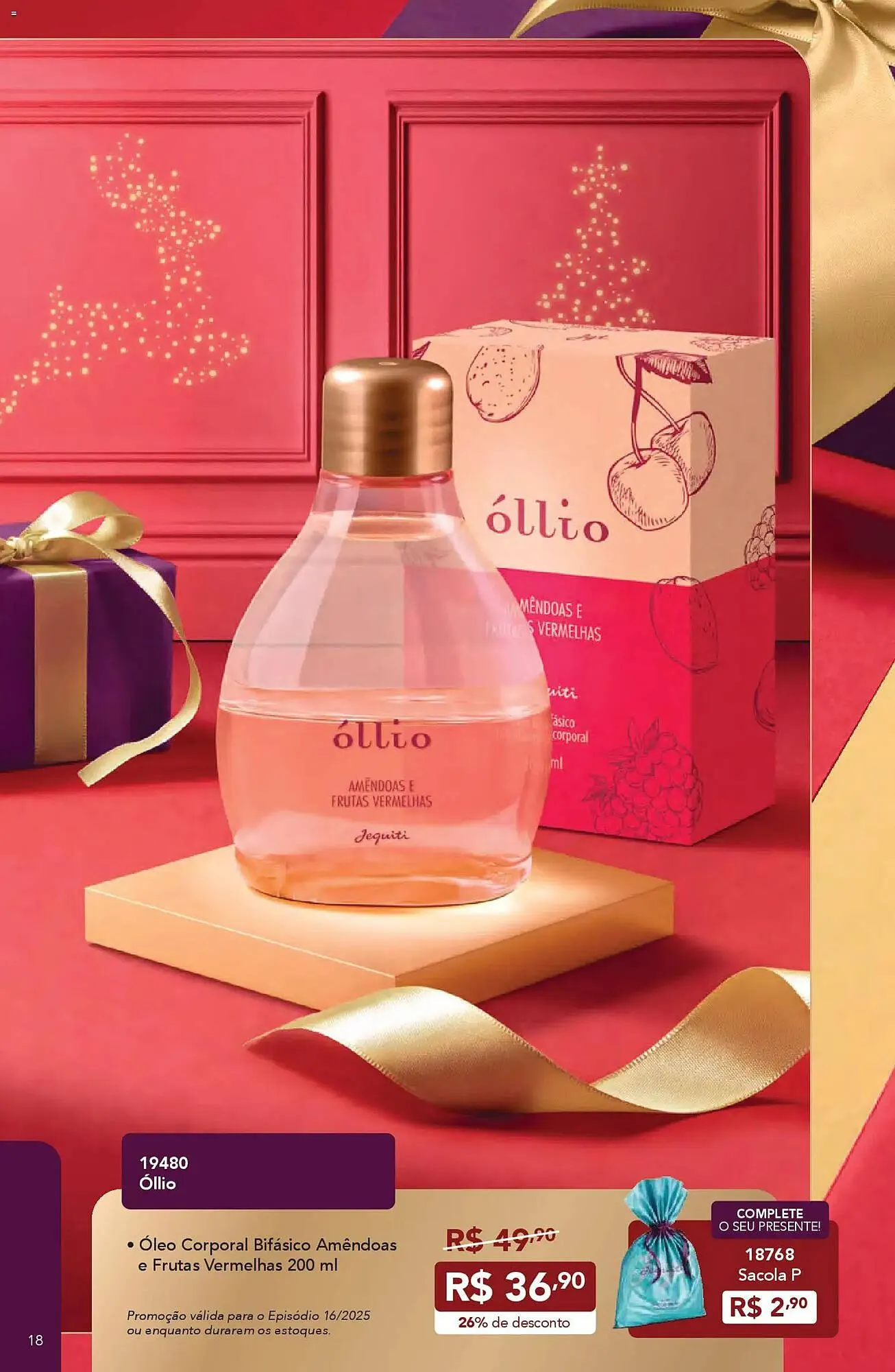 Encarte de Catálogo Jequiti 11 de novembro até 9 de dezembro 2025 - Pagina 18