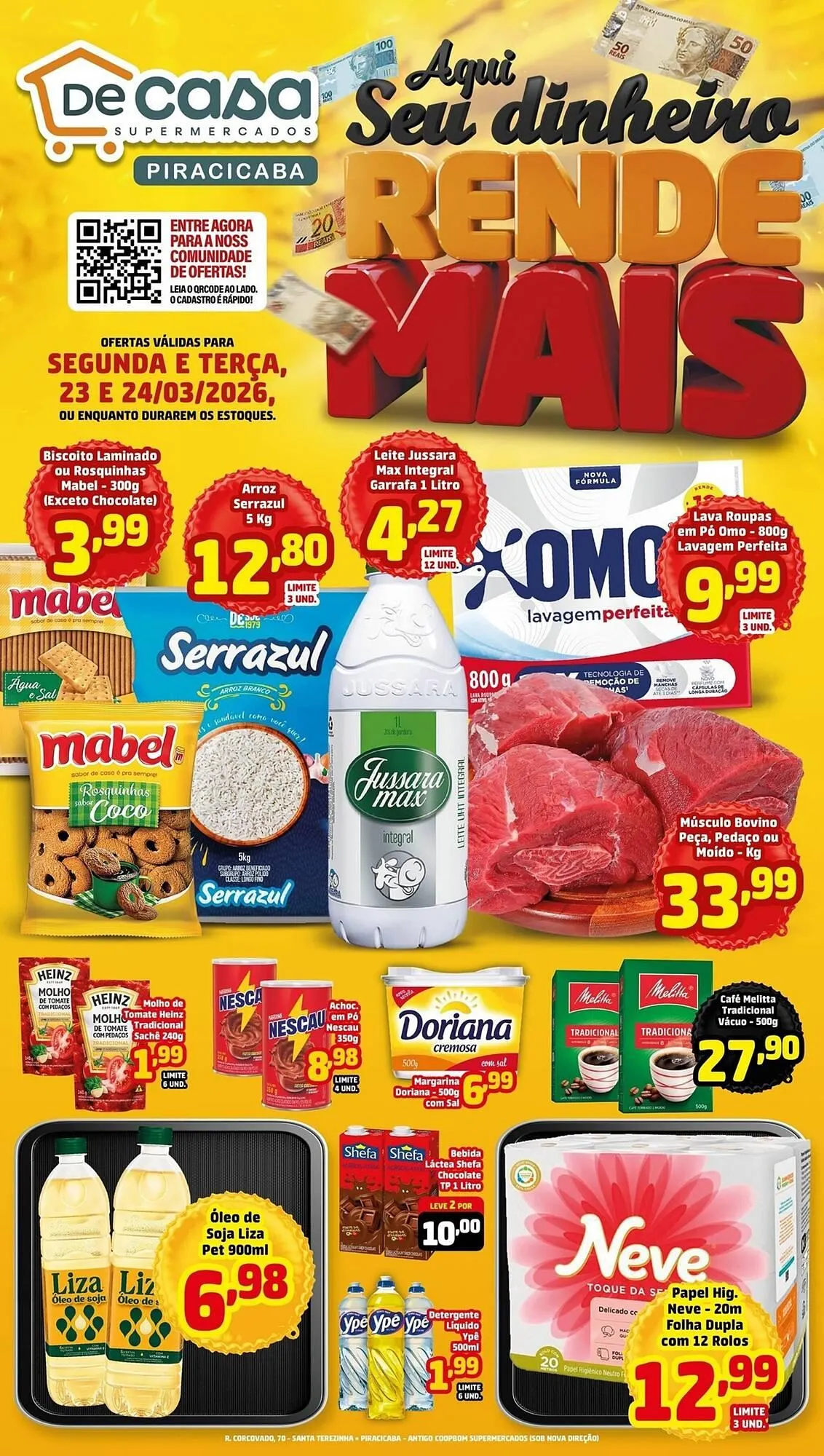 Encarte de Tabloide CoopBom 23 de março até 24 de março 2026 - Pagina 1