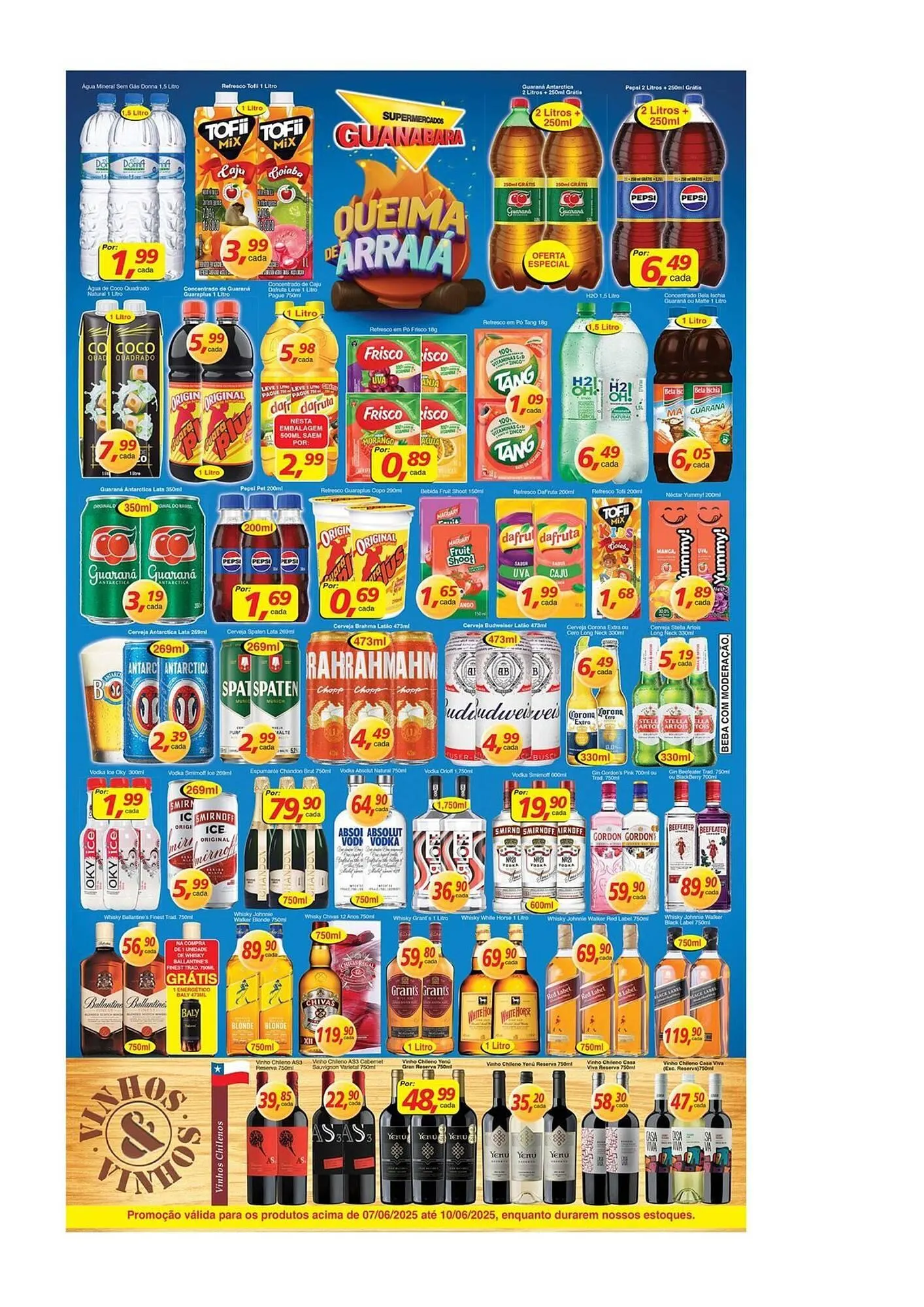 Encarte de Catálogo Supermercados Guanabara 9 de junho até 10 de junho 2025 - Pagina 6