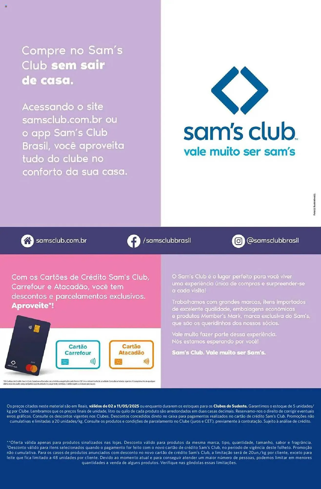 Encarte de Catálogo Sam's Club 2 de maio até 11 de maio 2025 - Pagina 8