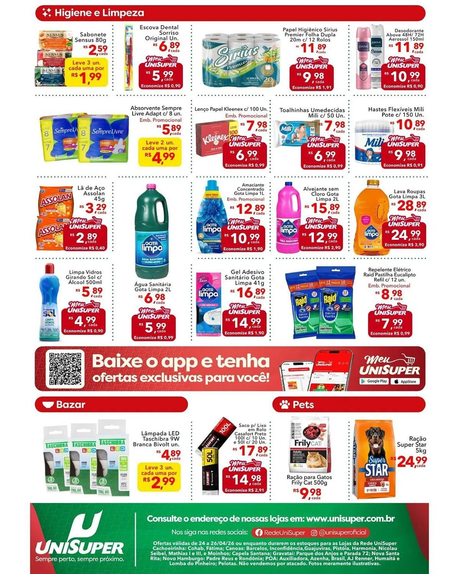 Encarte de Encarte UniSuper 24 de abril até 26 de abril 2026 - Pagina 4