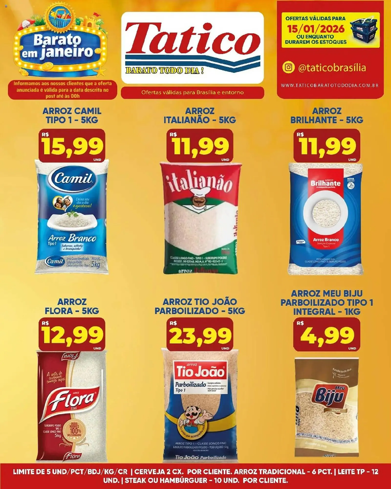 Encarte de Tabloide Tatico 15 de janeiro até 15 de janeiro 2026 - Pagina 1