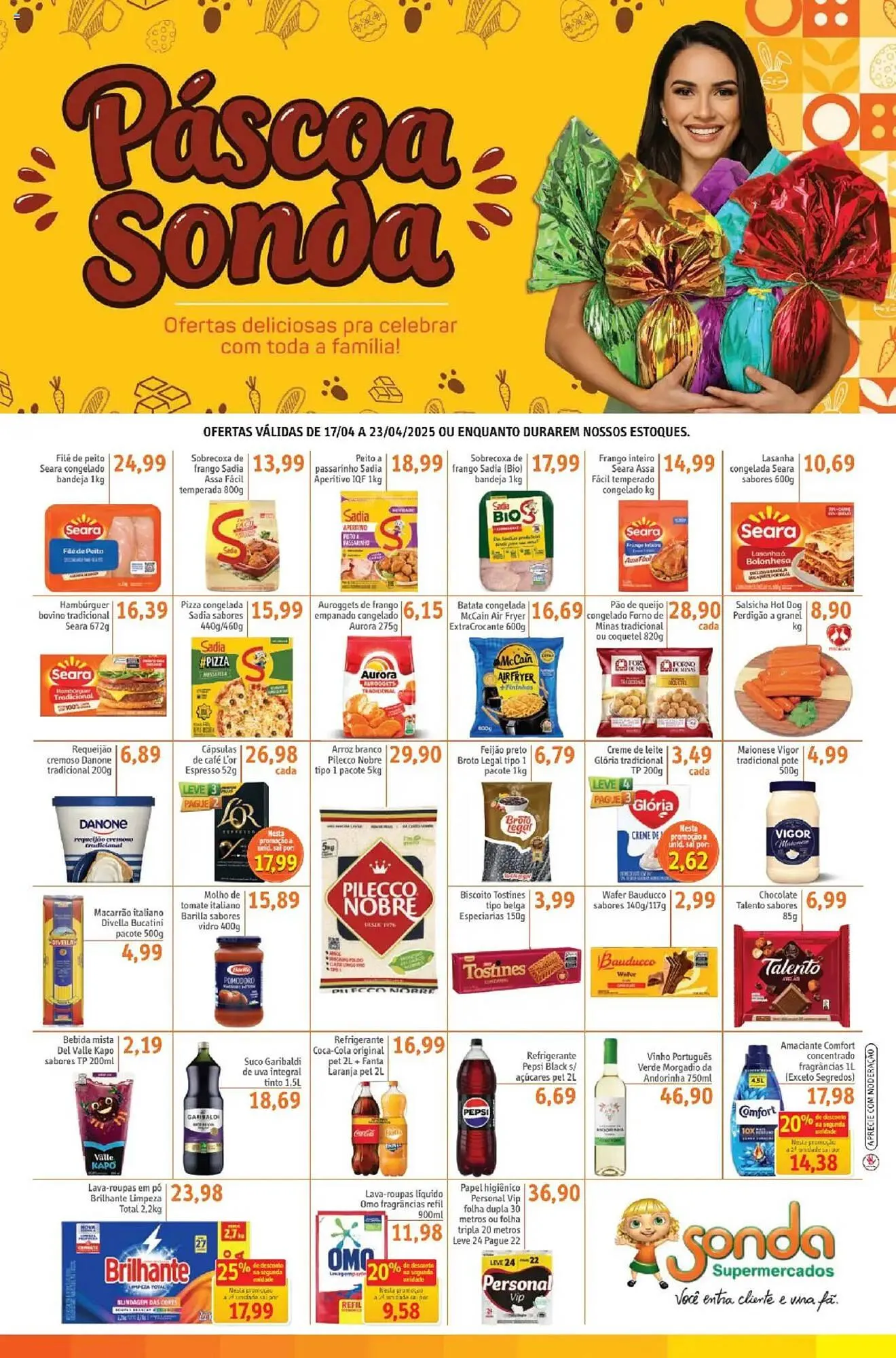 Encarte de Catálogo Sonda 17 de abril até 23 de abril 2025 - Pagina 1
