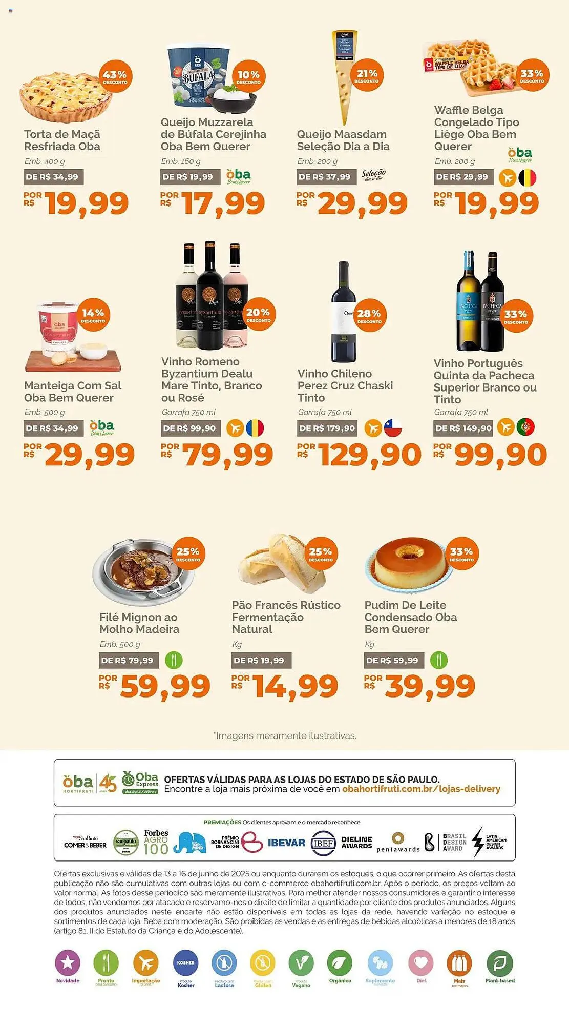 Encarte de Catálogo Oba Hortifruti 13 de junho até 17 de junho 2025 - Pagina 6