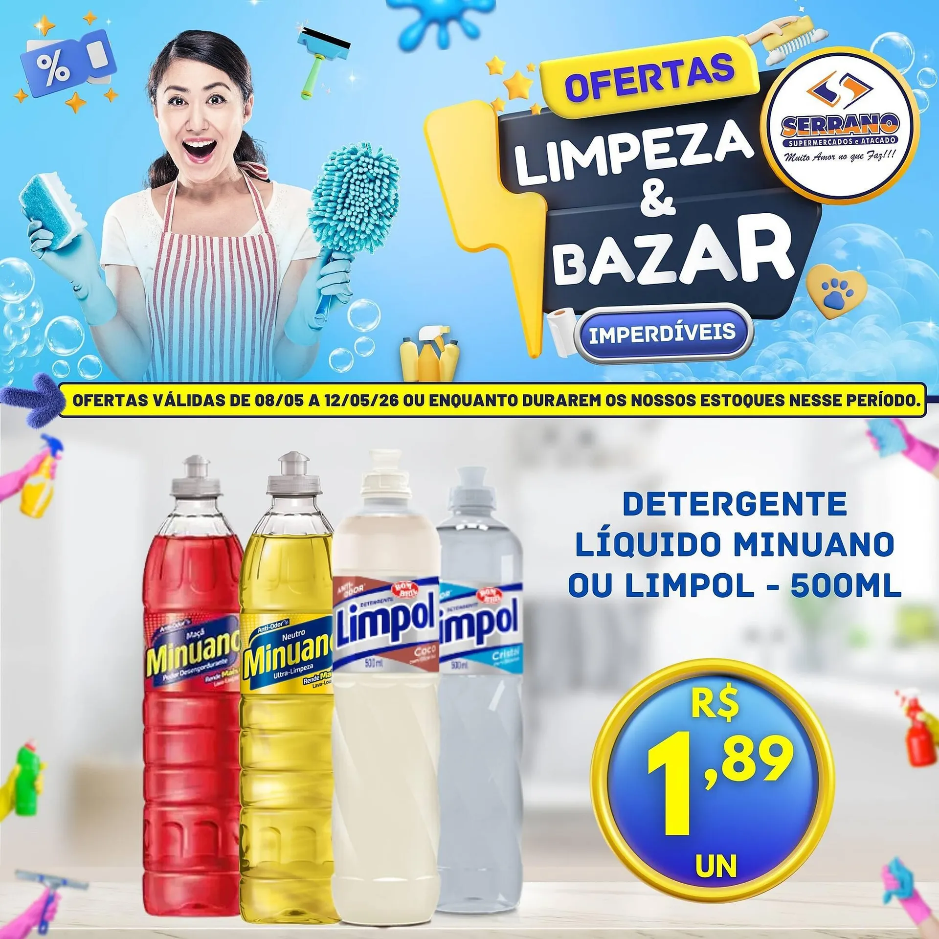 Encarte de Catálogo Serrano Supermercado 8 de maio até 12 de maio 2026 - Pagina 6