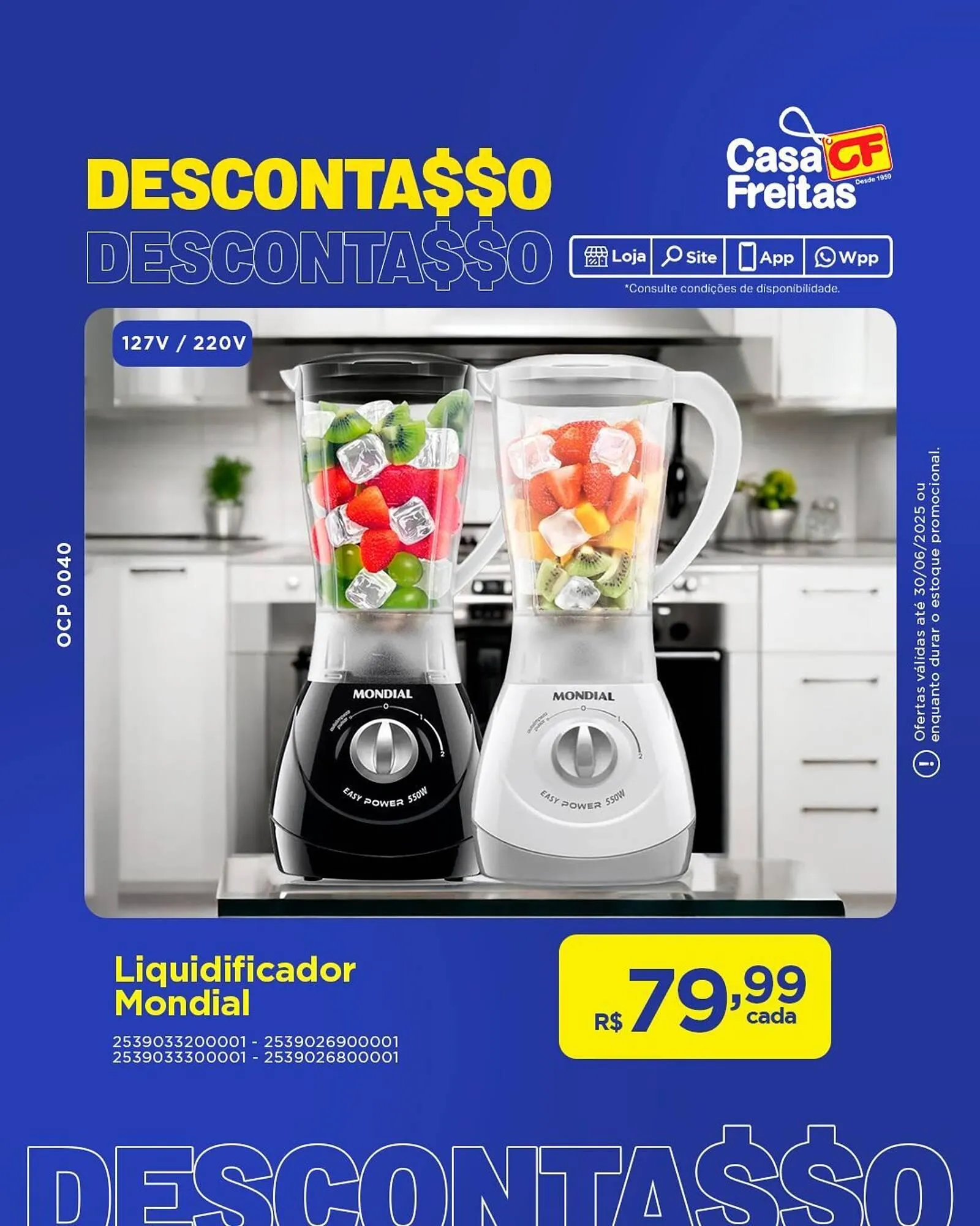 Encarte de Catálogo Casa Freitas 26 de junho até 30 de junho 2025 - Pagina 1