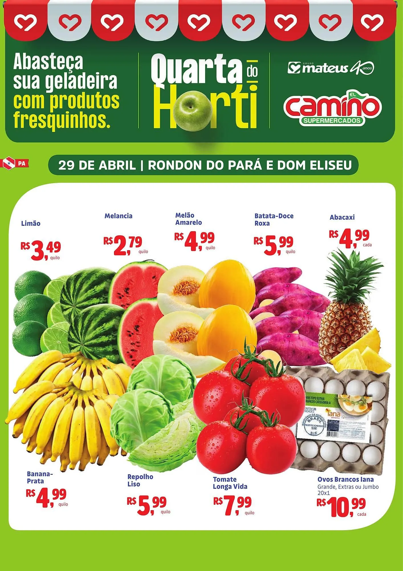 Encarte de Catálogo Camiño supermercados 29 de abril até 29 de abril 2026 - Pagina 1